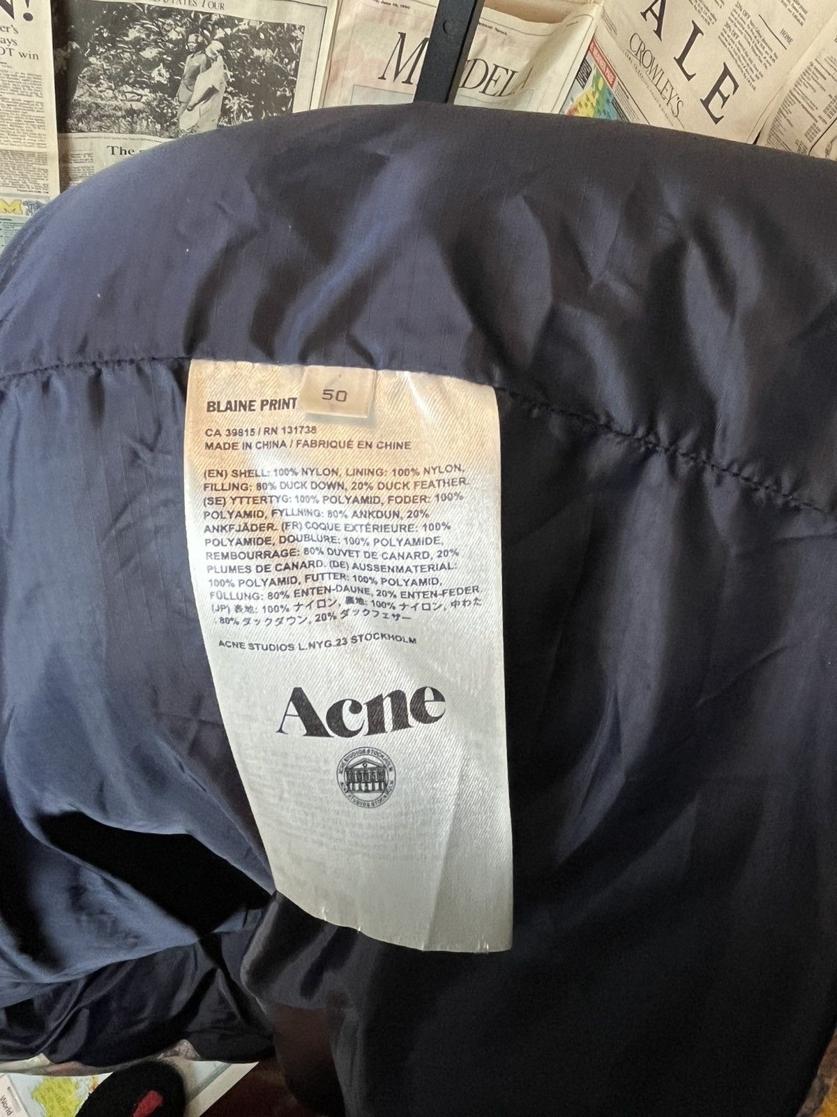 Acne Studios Acne Studios FW13 Blaine Down Filled Puffer Jacket | Size 52 Size US M / EU 48-50 / 2 - 5 Thumbnail