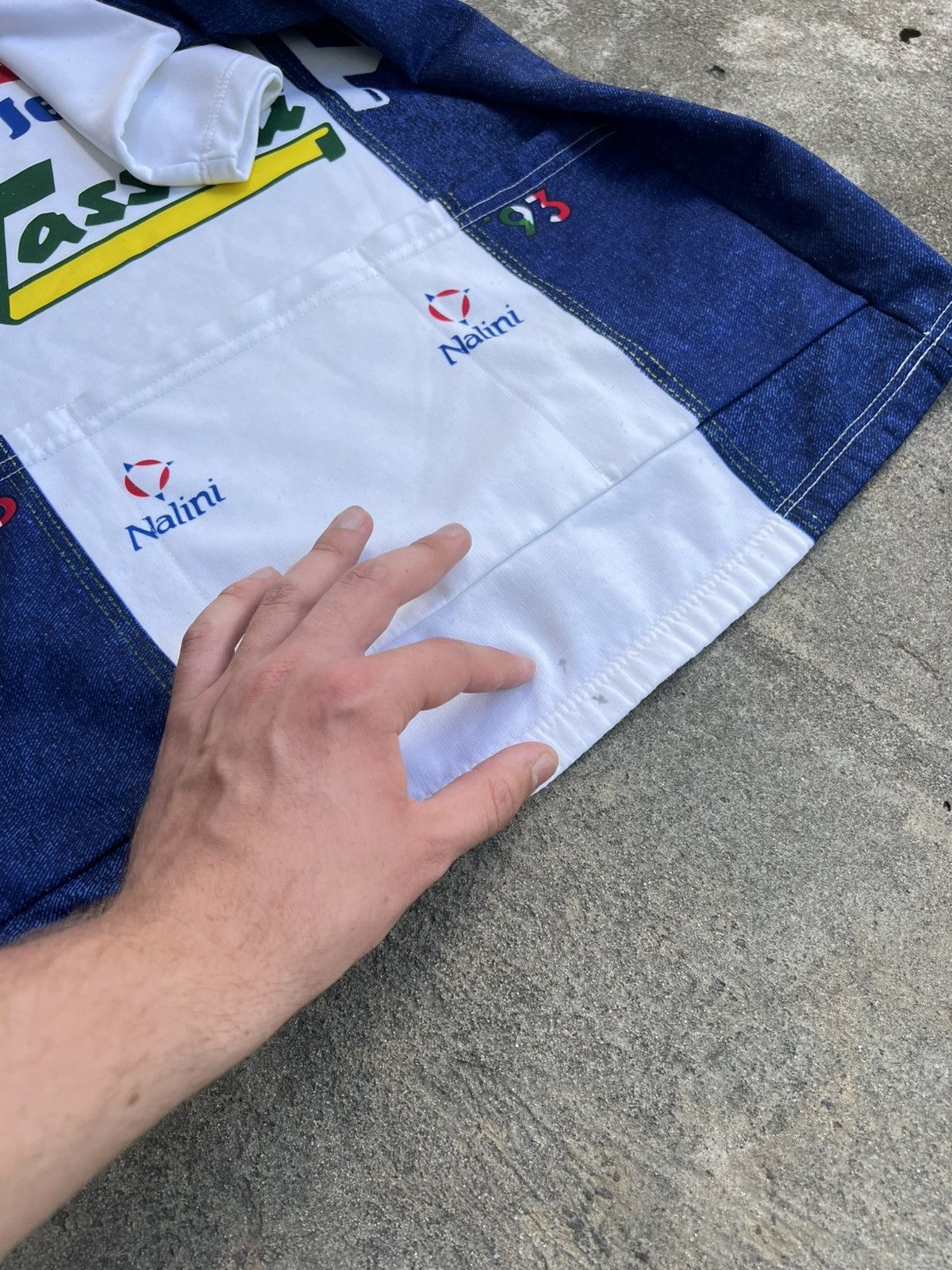 Carrera Vintage Maglia Cycling Jersey Carrera Jeans Maillot TDF 1992 Size US L / EU 52-54 / 3 - 11 Thumbnail