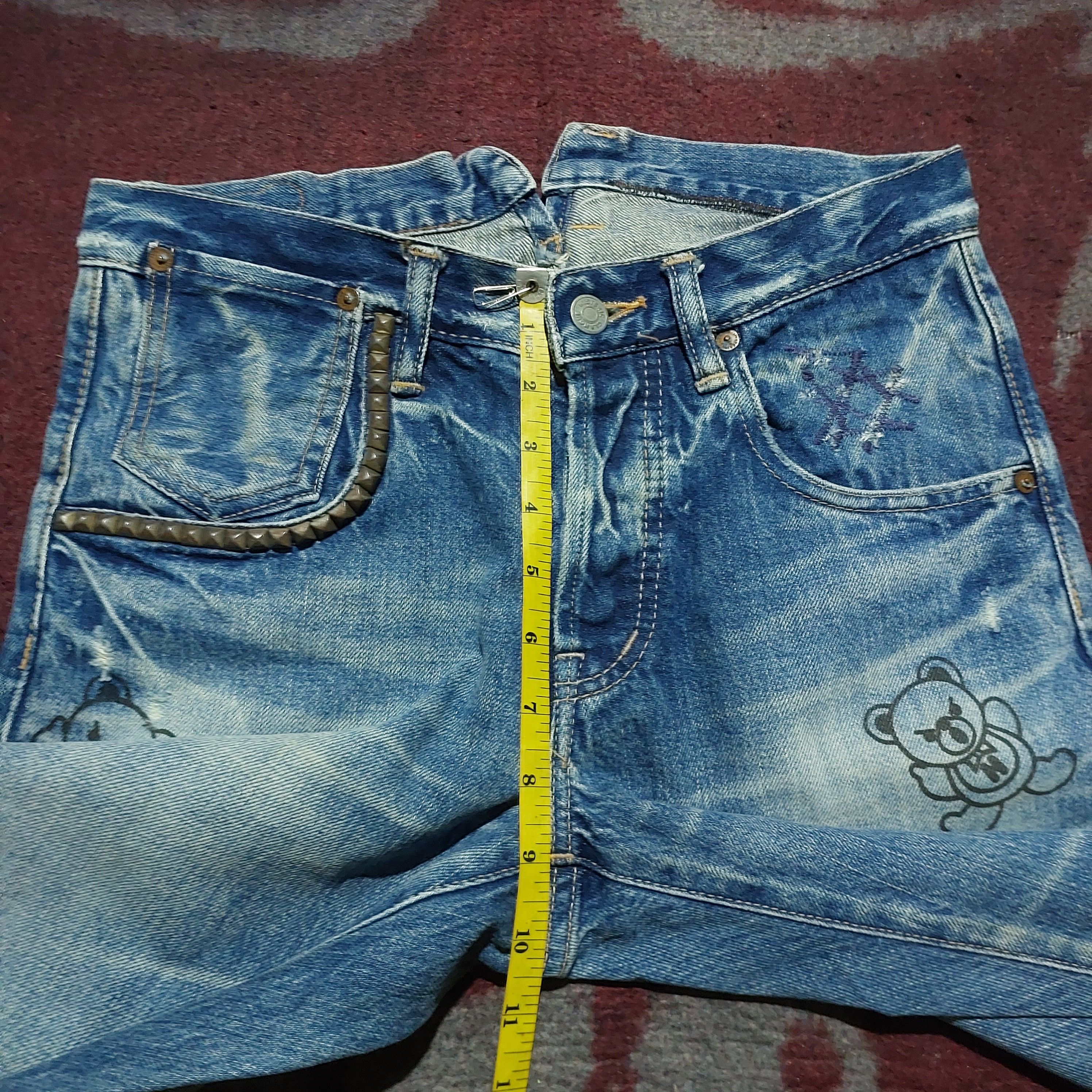 Hysteric Glamour Hysteric Glamour japanese buckle back selvedge blue denim Size US 28 / EU 44 - 19 Thumbnail