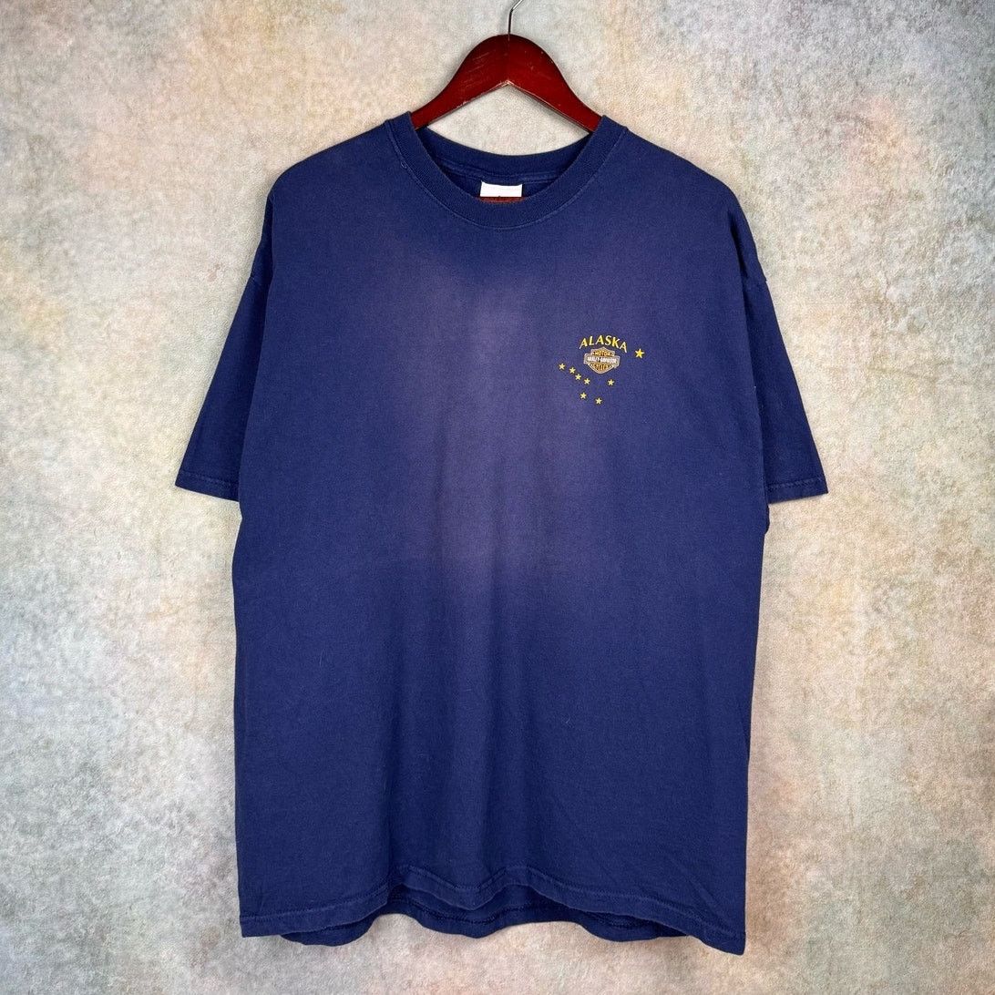 Harley Davidson × Vintage VTG Harley Davidson Biker T Shirt Sz XL Alaska 2003 Size US XL / EU 56 / 4 - 2 Thumbnail