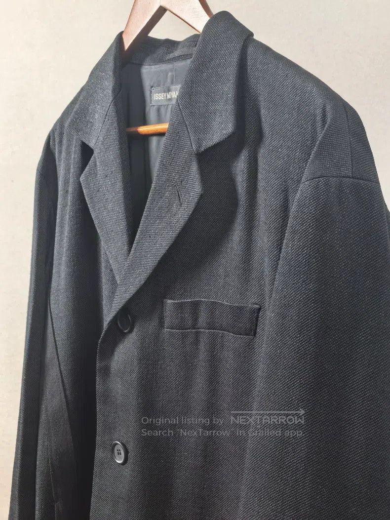 Issey Miyake Issey Miyake Silk Woven Blazer Size US L / EU 52-54 / 3 - 2 Thumbnail