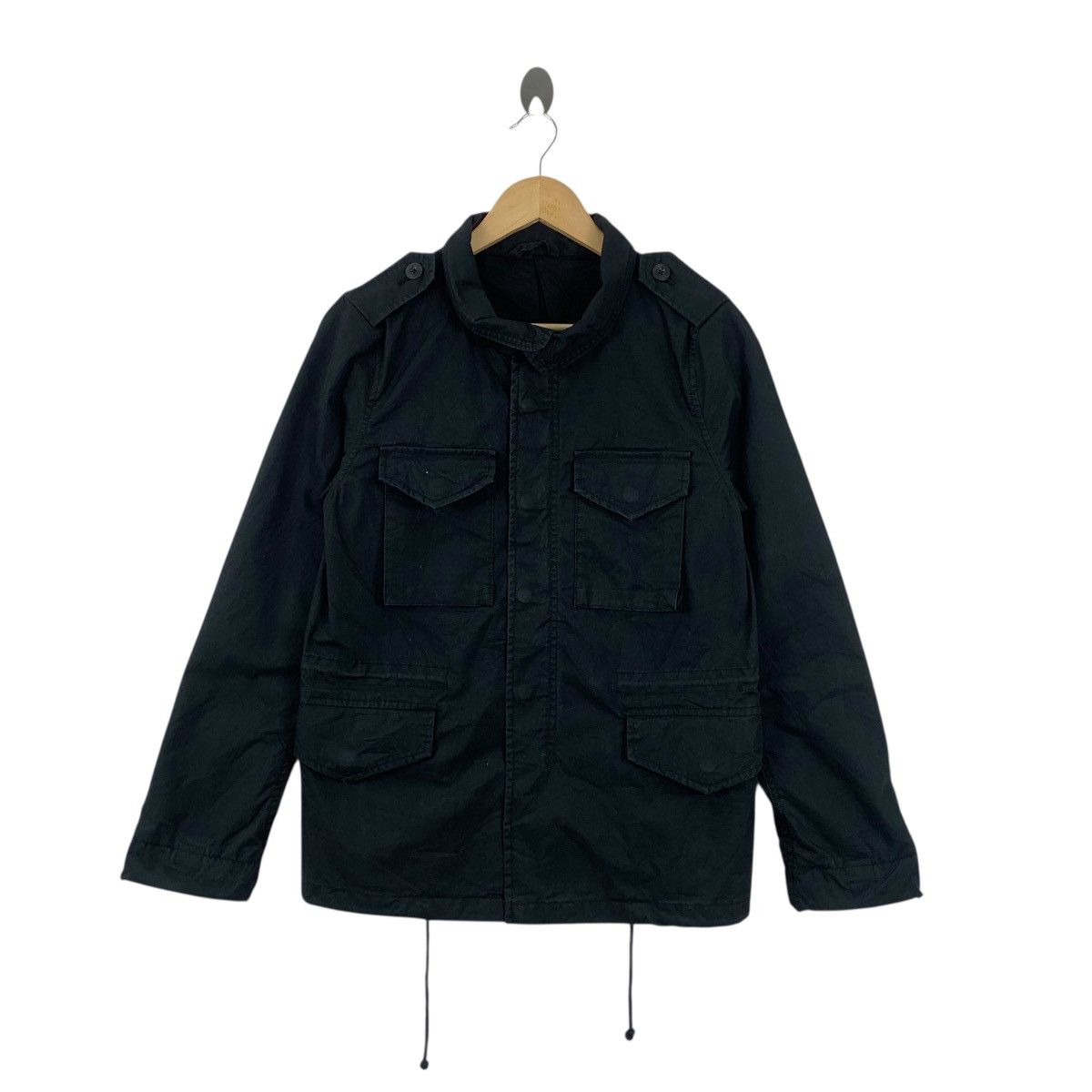 Gap Vintage GAP USA Military Design M65 Black Jacket Windbreaker Size US XS / EU 42 / 0 - 4 Thumbnail