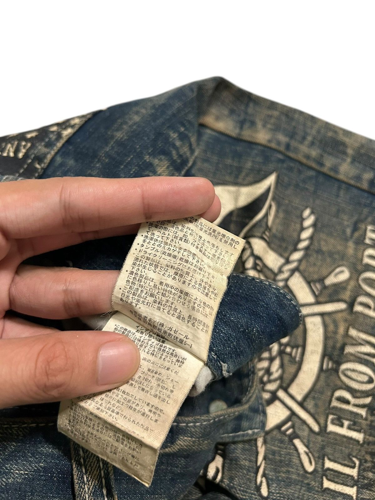 If Six Was Nine × Japanese Brand × Le Grande Bleu (L.G.B.) Japanese Punk Bondage Distressed Style Short Denim Rare ☠️☠️🎌🎌 Size US 34 / EU 50 - 11 Thumbnail