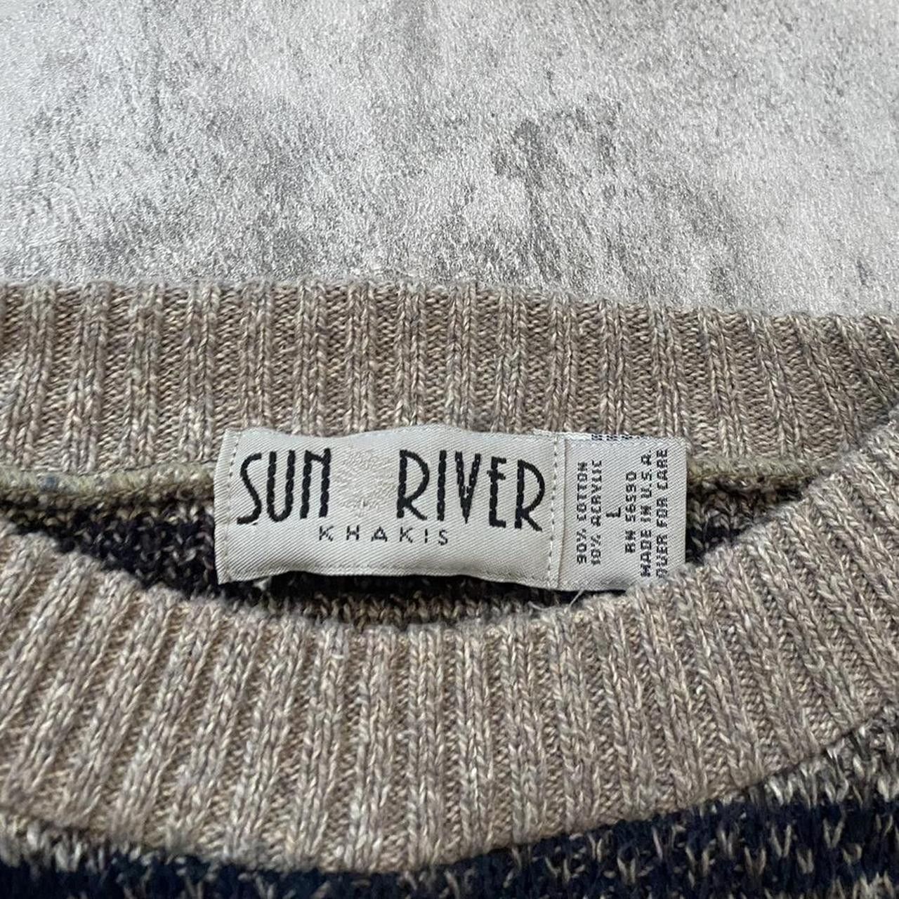 Other Tan and Black striped vintage sweater knitwear Size US L / EU 52-54 / 3 - 4 Thumbnail