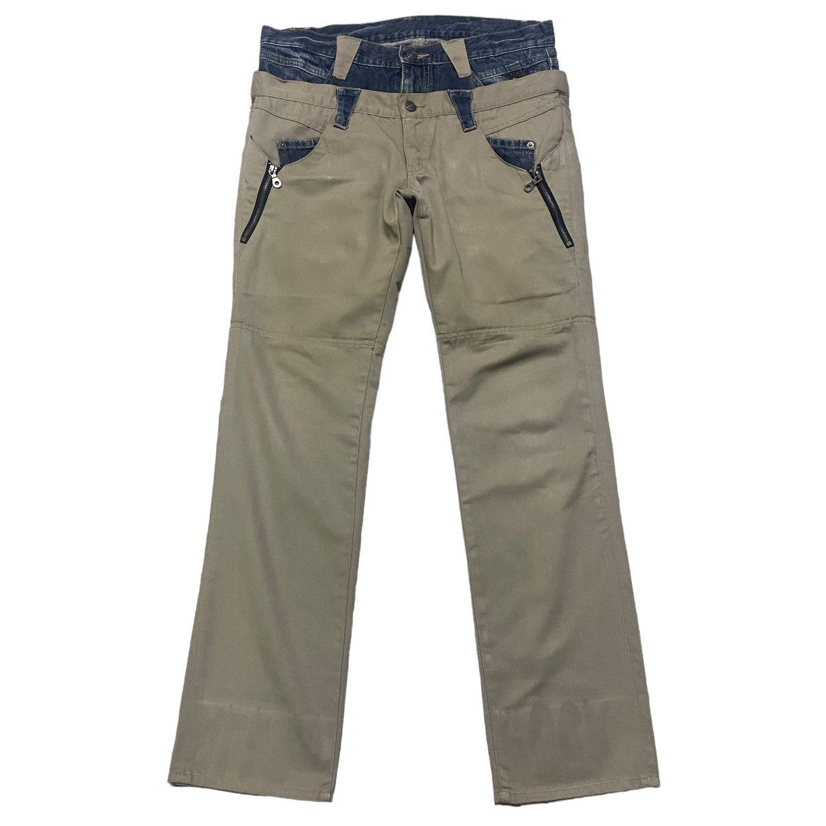 PPFM PPFM Denim Double Waist Pants Size US 32 / EU 48 - 3 Thumbnail