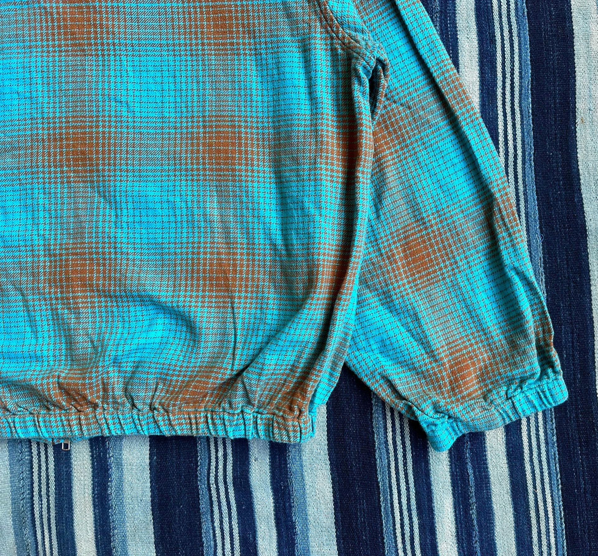 NOMA t.d NOMA t.d. Ombre Plaid Lapel Casual Blouson Japan Made Size 3 Size US L / EU 52-54 / 3 - 8 Thumbnail