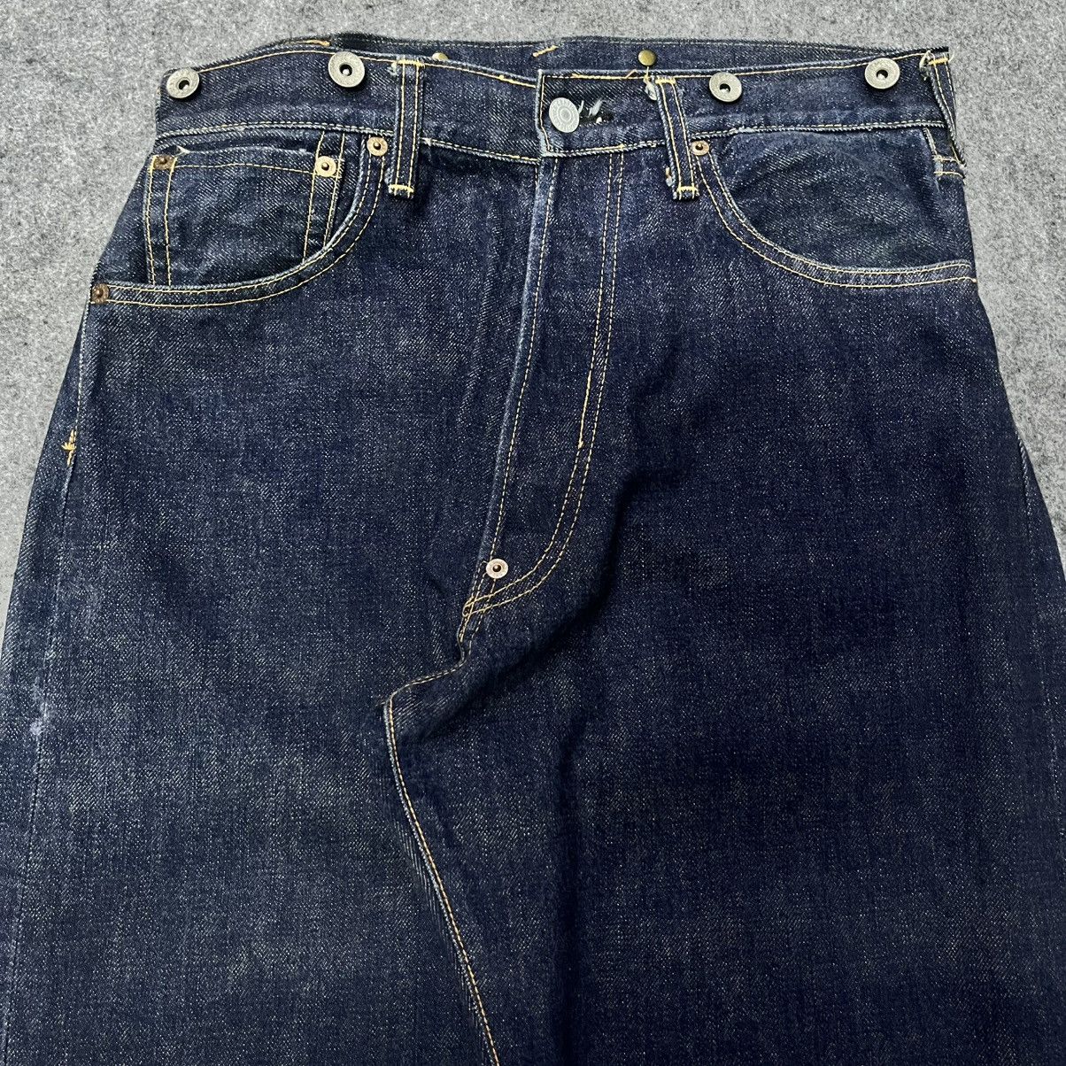 Evisu Vintage 90s Evis Evisu No 2 Buckle Back Selvedge Jeans Size US 31 - 6 Thumbnail