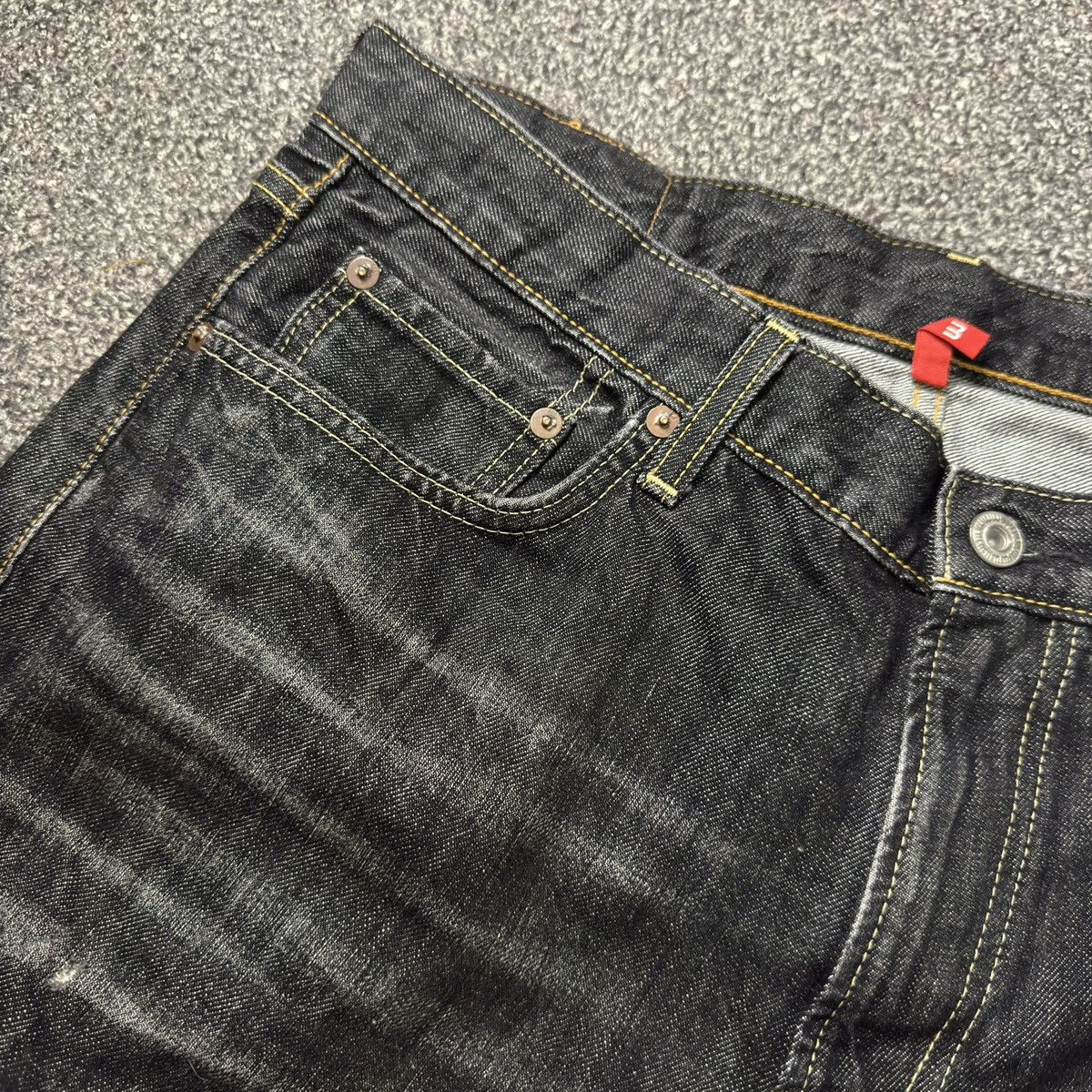 Undercover × Uniqlo 🔥🇯🇵 Vintage 90s Black Jeans Uniqlo UJ S002 Size US 33 - 12 Thumbnail