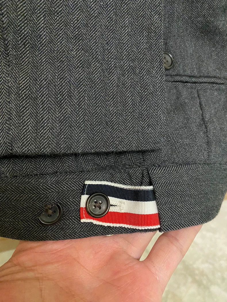 Thom Browne Thom Browne Size 3 Classic herringong pattern trousers 250 Size US 30 / EU 46 - 3 Thumbnail