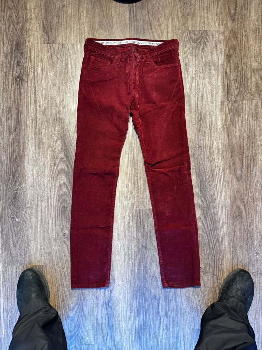 Number Nine Burgundy Corduroy Pants