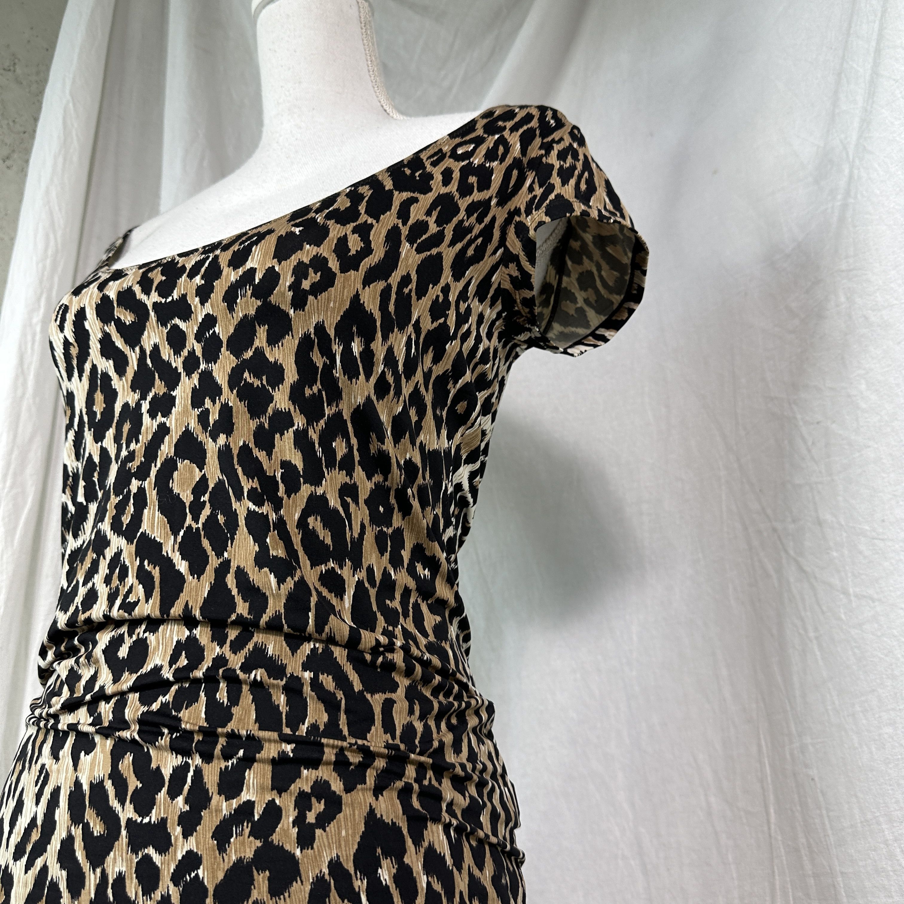 Dolce & Gabbana Vintage Cheetah Fullrpint Dolce & Gabbana Top 00s Size L / US 10 / IT 46 - 6 Thumbnail