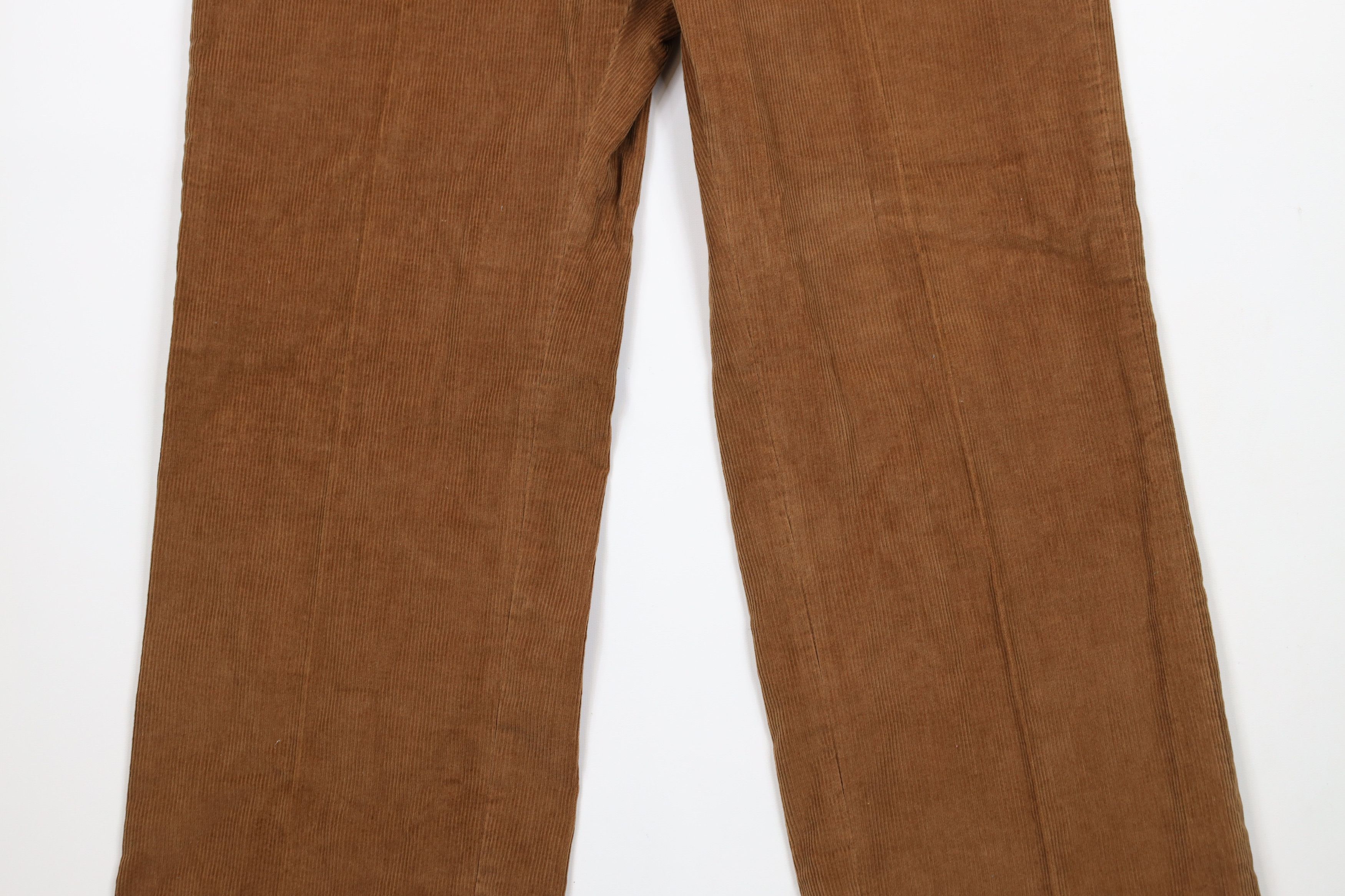 Vintage Vintage 70s Streetwear Wide Leg Corduroy Chino Pants USA Size US 36 / EU 52 - 3 Thumbnail