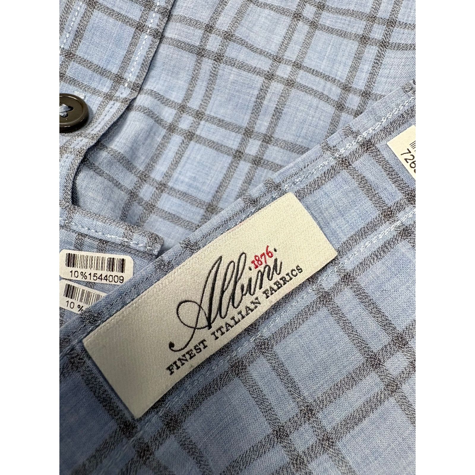Zachary Prell Zachary Prell 100% Cotton Blue Button Down Men's Plaid Shirt Size US M / EU 48-50 / 2 - 4 Thumbnail