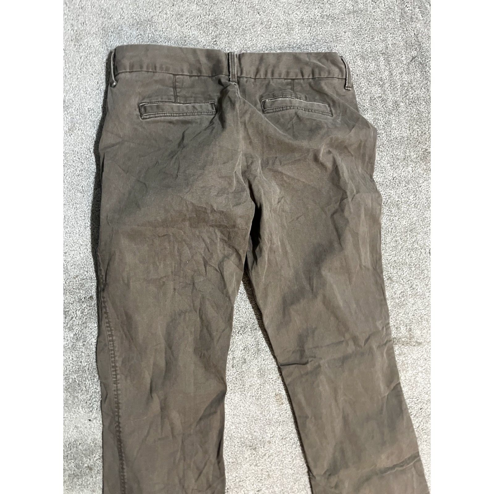 Banana Republic Banana Republic Pants Chino Womens Regular 4 Brown Twill Front Flat Girlfriend Authentic 98% Cotton 2% Spandex Size 27" / US 4 / IT 40 - 4 Thumbnail