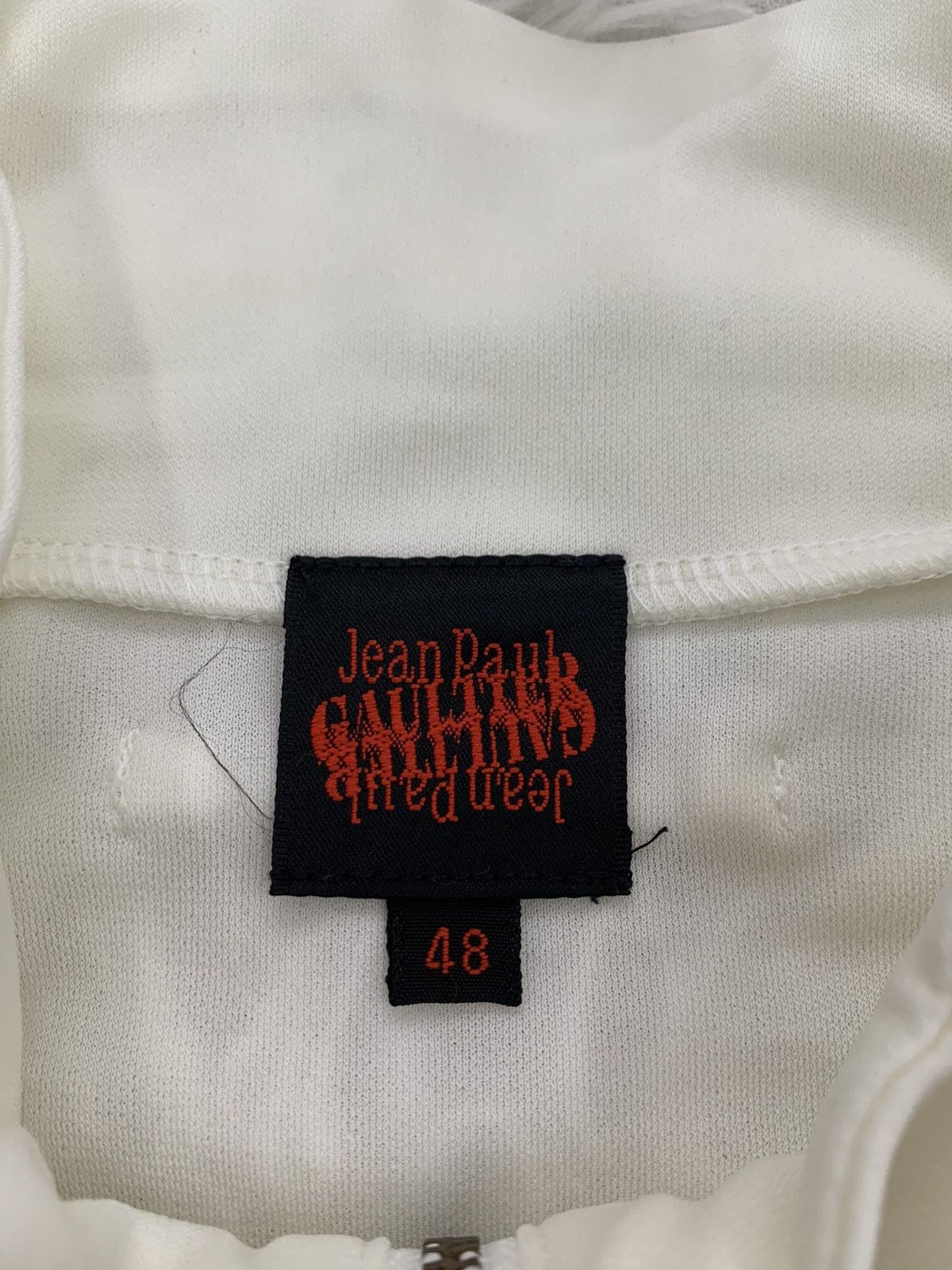 Jean Paul Gaultier Jean Paul Gaultier Stitched Stripe Zipper Short Sleeve Mesh Size US S / EU 44-46 / 1 - 13 Thumbnail