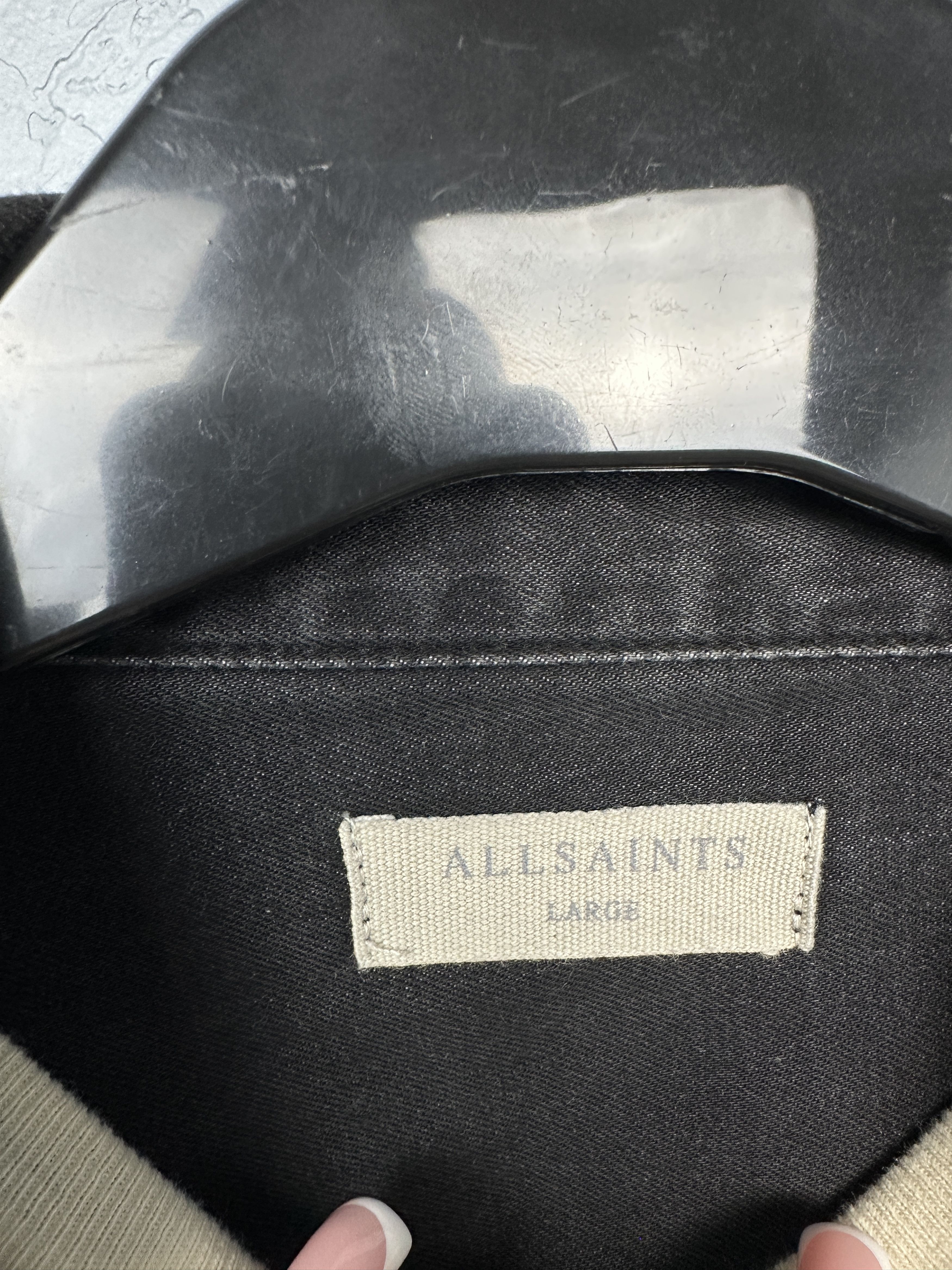 Allsaints Allsaints Mens Bramble Denim Shirt Size US L / EU 52-54 / 3 - 3 Thumbnail