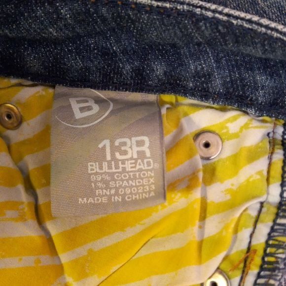 Bullhead Denim Co. Bullhead 13R Womens Newport Skinny Flare Jeans Blue Denim Di Size US 35 - 13 Thumbnail