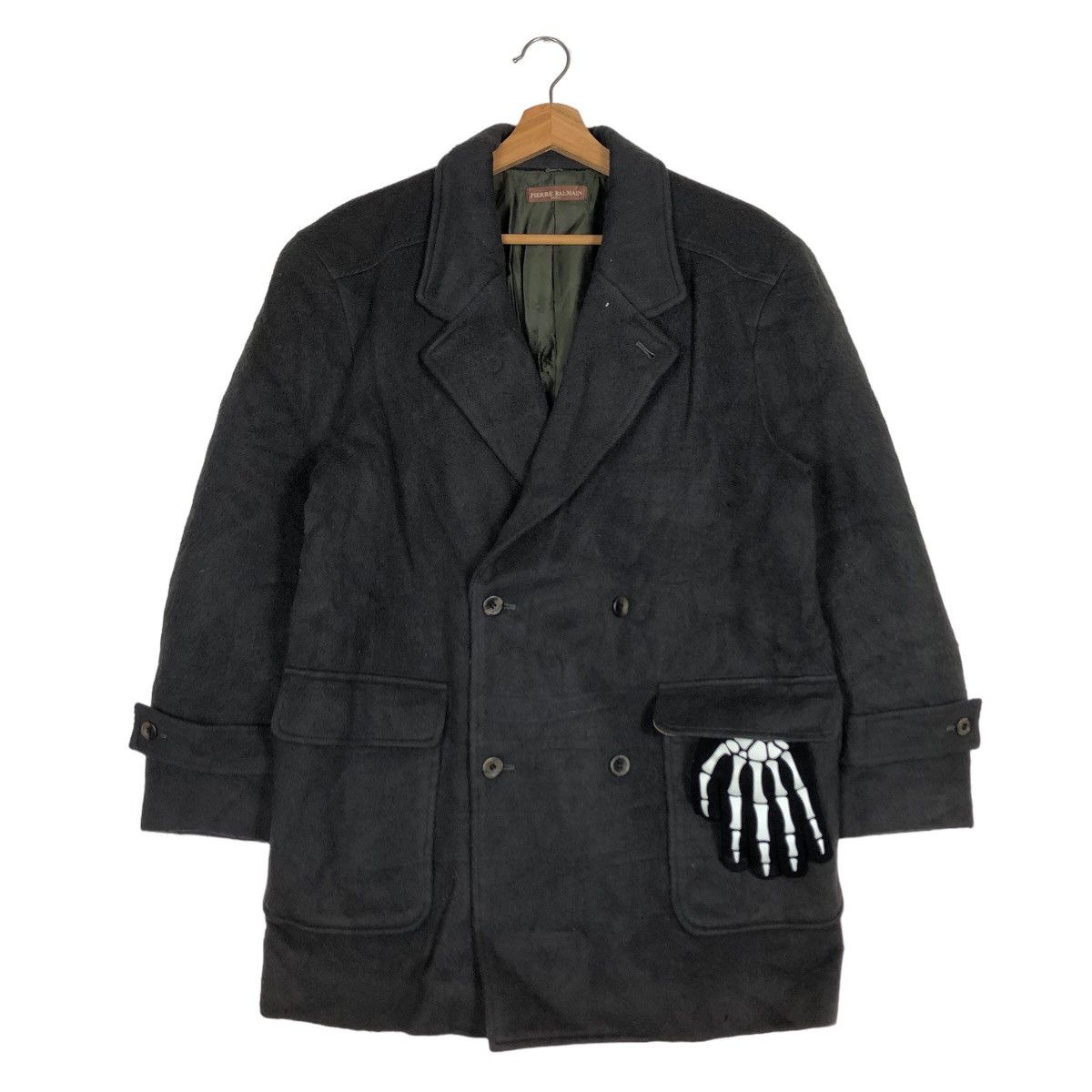 Pierre Balmain 🔥Rare Double Breast Wool Jacket Pierre Balmain Paris Size US M / EU 48-50 / 2 - 2 Thumbnail