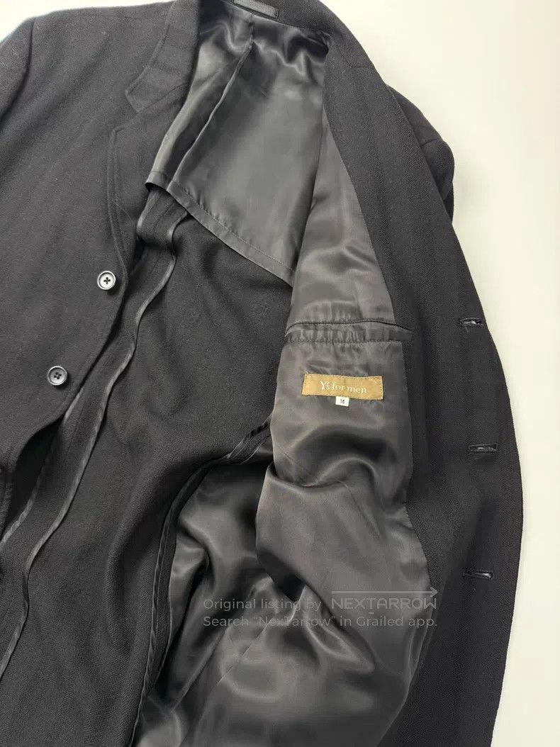 Yohji Yamamoto YOHJI YAMAMOTO Black striped blazer Size US M / EU 48-50 / 2 - 7 Thumbnail