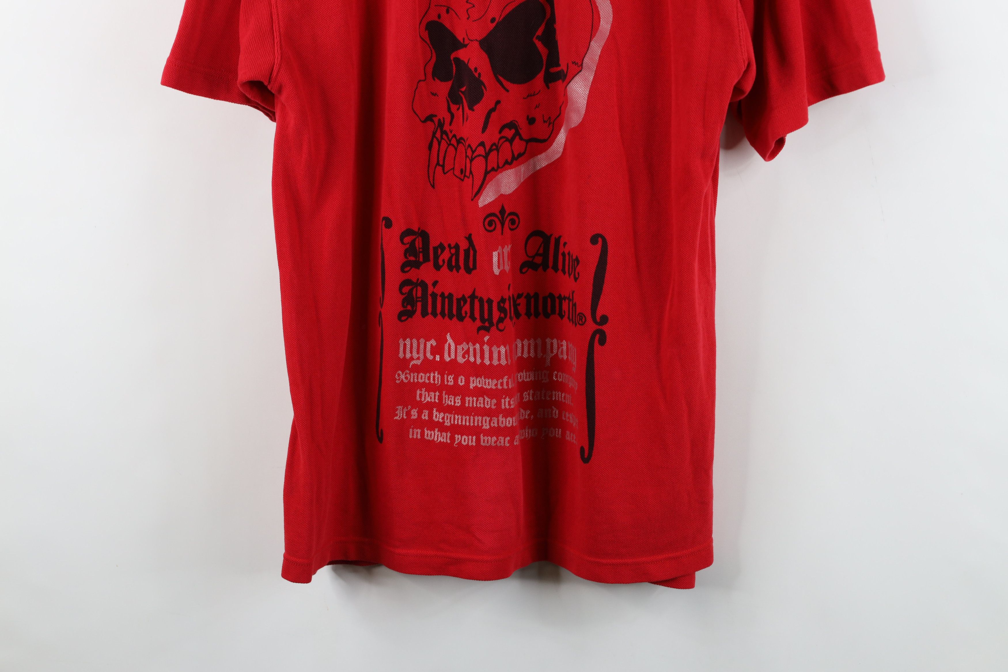 Vintage Vintage Y2K Streetwear Skull Skeleton UFC MMA Fighting Polo Size US M / EU 48-50 / 2 - 3 Thumbnail