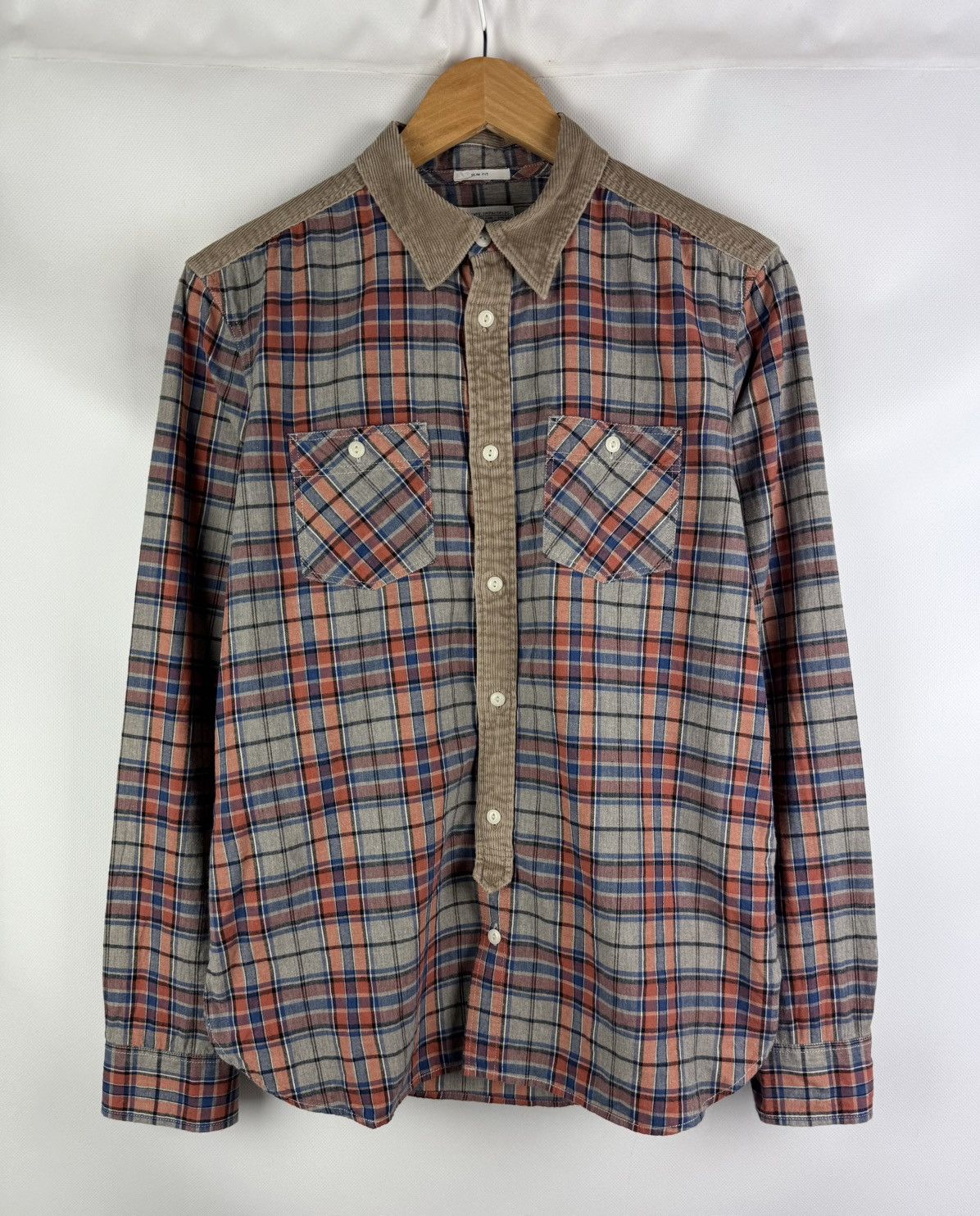 Allsaints Allsaints Hilliard LS Plaid Checked Flannel Button Up Shirt Size US S / EU 44-46 / 1 - 1 Thumbnail