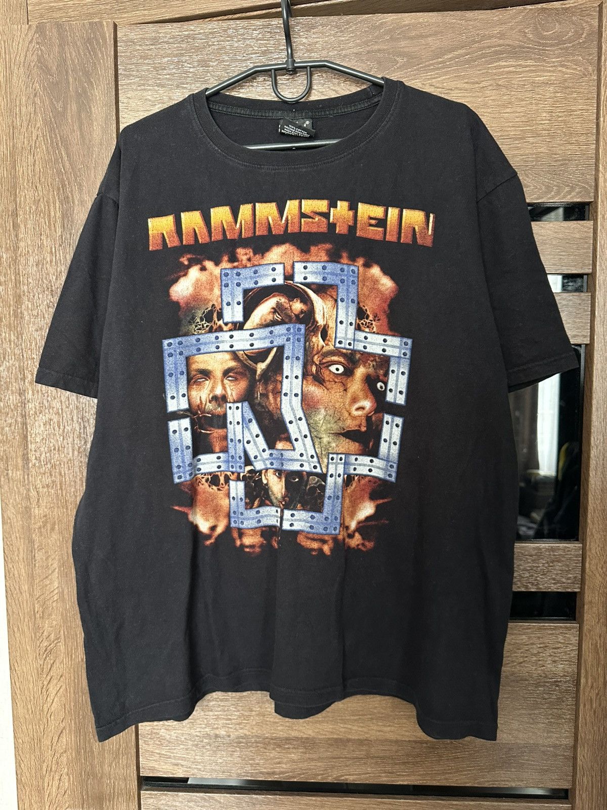 Band Tees Rammstein Vintage Rock Band T-Shirt Tee 90s Size US XL / EU 56 / 4 - 2 Thumbnail
