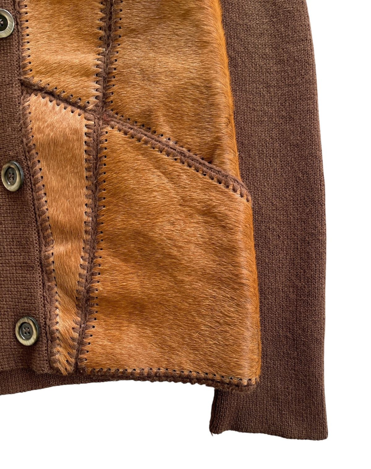 Vintage RARE❗️1950s Canon Real Fur Horse Leather Knit Size US M / EU 48-50 / 2 - 9 Thumbnail