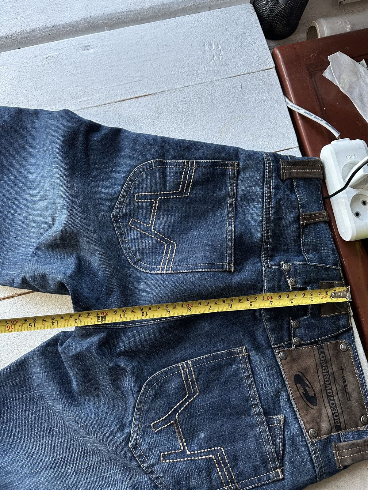 Other 🚨 VNTG HELD MOTORCYCLE BLUE WASHED RARE MEN DENIM JEANS Size US 30 / EU 46 - 15 Thumbnail