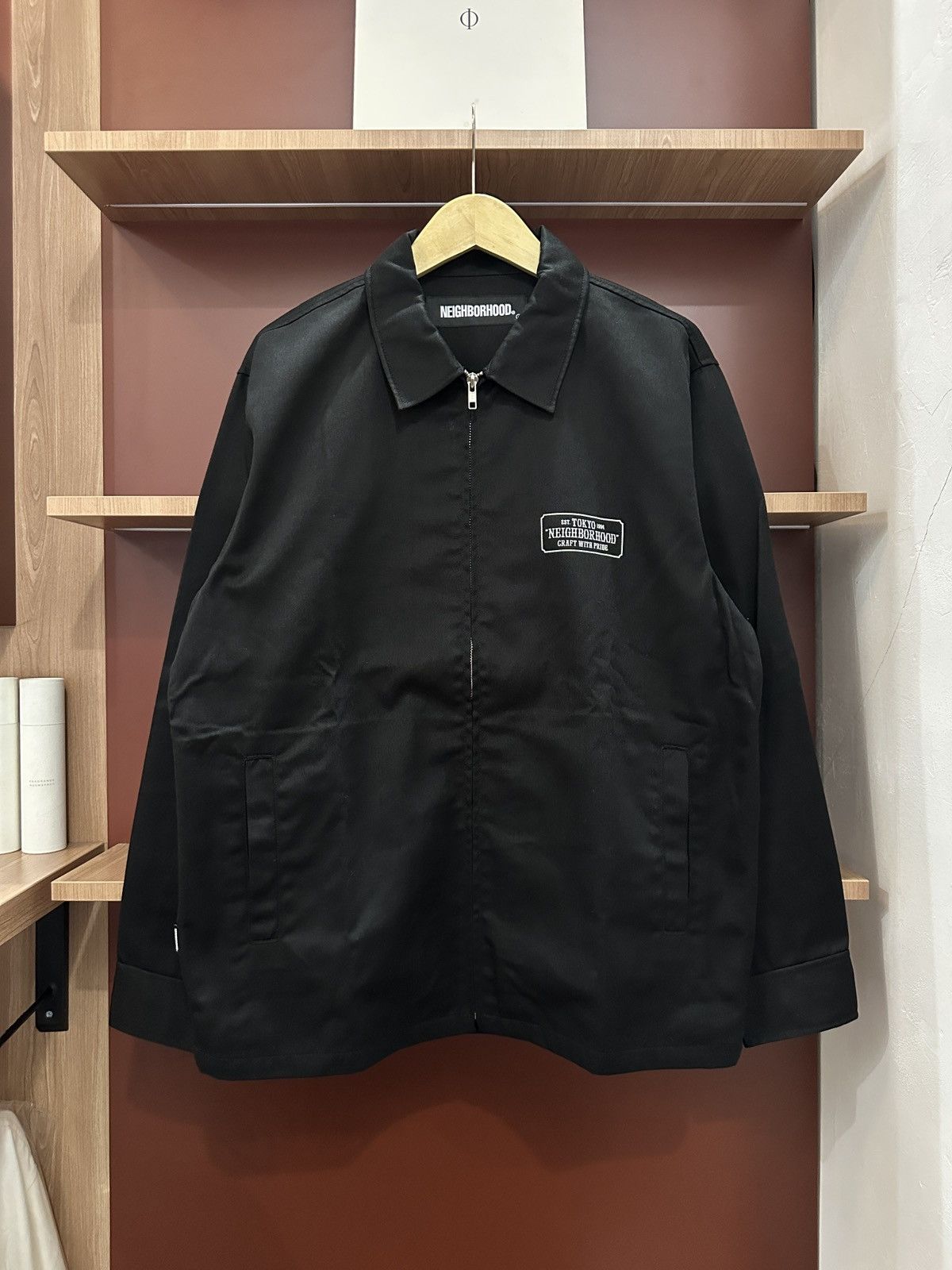 Neighborhood Neighborhood Drizzler/ec-jkt - 2021 "Black" Large Size US L / EU 52-54 / 3 - 2 Thumbnail