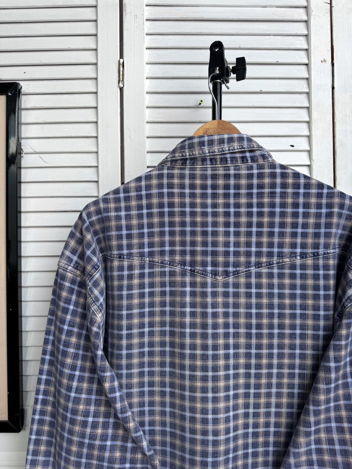 Wrangler Vintage Wrangler Western Plaid Flannel Snap Button Shirt Size US XL / EU 56 / 4 - 10 Thumbnail
