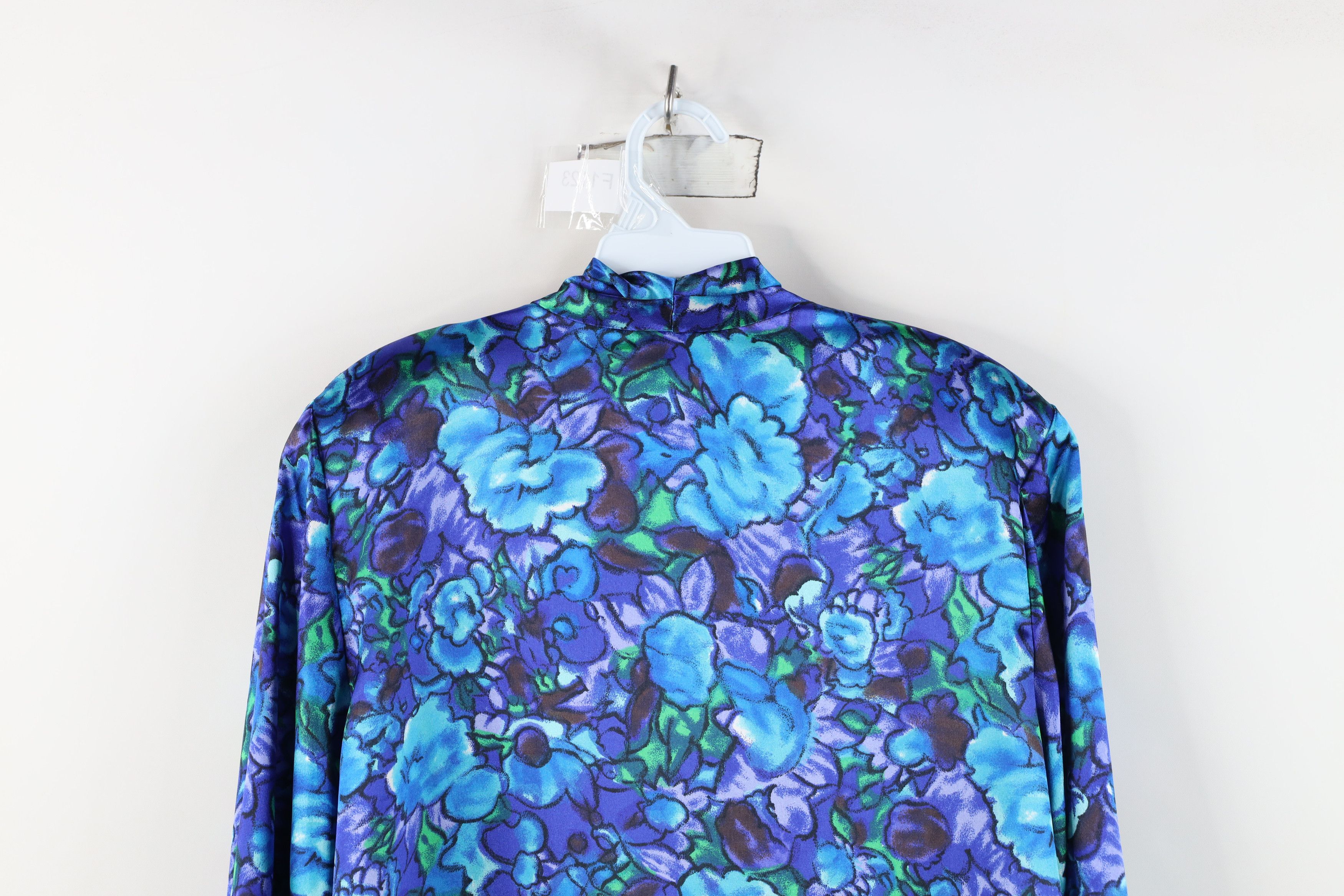 Vintage Vintage 80s 90s Streetwear Flower Blazer Shirt Jacket USA Size XL / US 12-14 / IT 48-50 - 15 Thumbnail