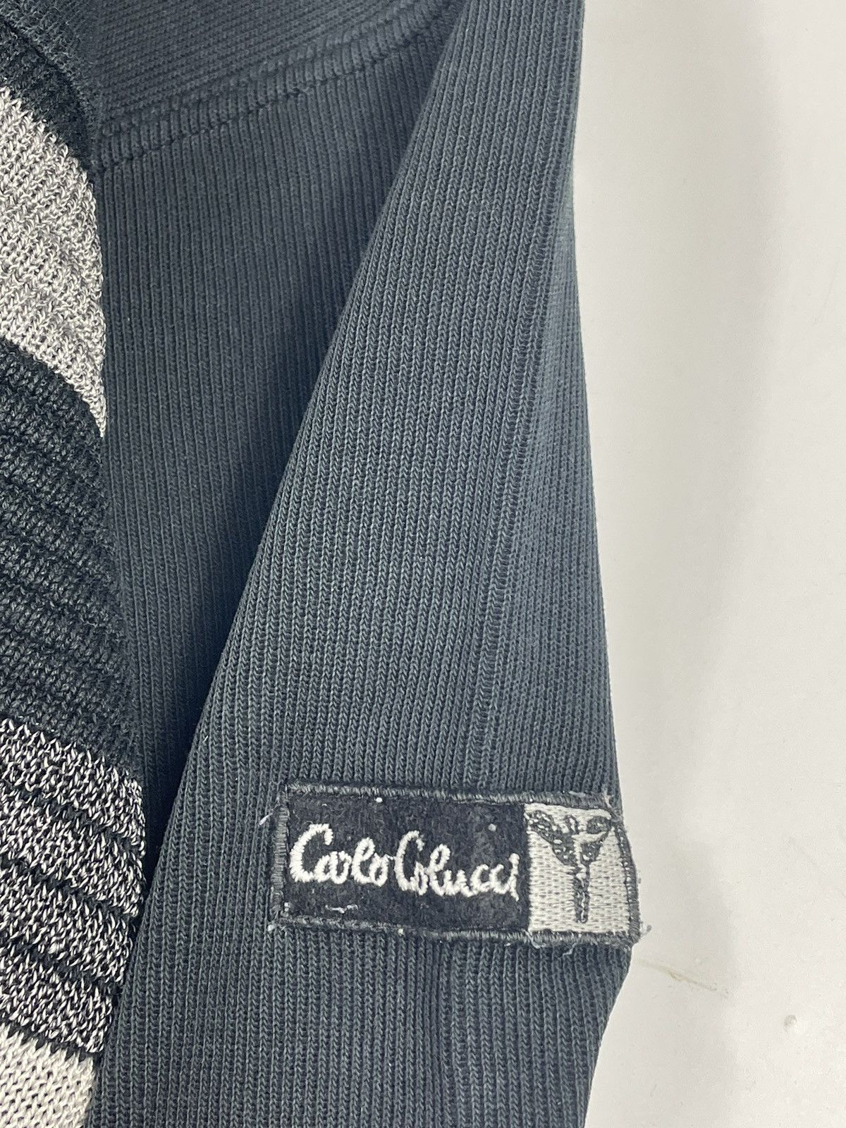 Carlo Colucci × Vintage Caro Colucci pullover crewneck sweatshirt zip rare boxy cool Size US XL / EU 56 / 4 - 3 Thumbnail