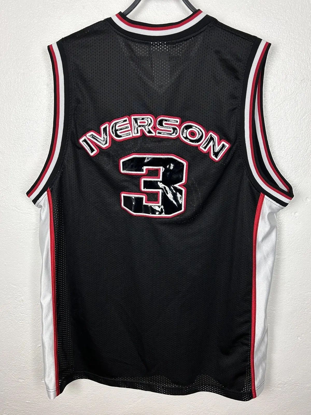 NBA 00s Vintage Allen Iverson I3 Sportswear Reebok NBA Jersey Size US XL / EU 56 / 4 - 5 Thumbnail