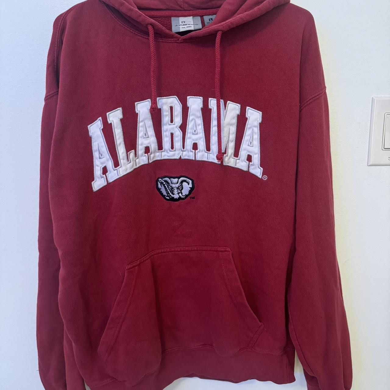 J. America Red Alabama Hoodie Size US L / EU 52-54 / 3 - 1 Thumbnail