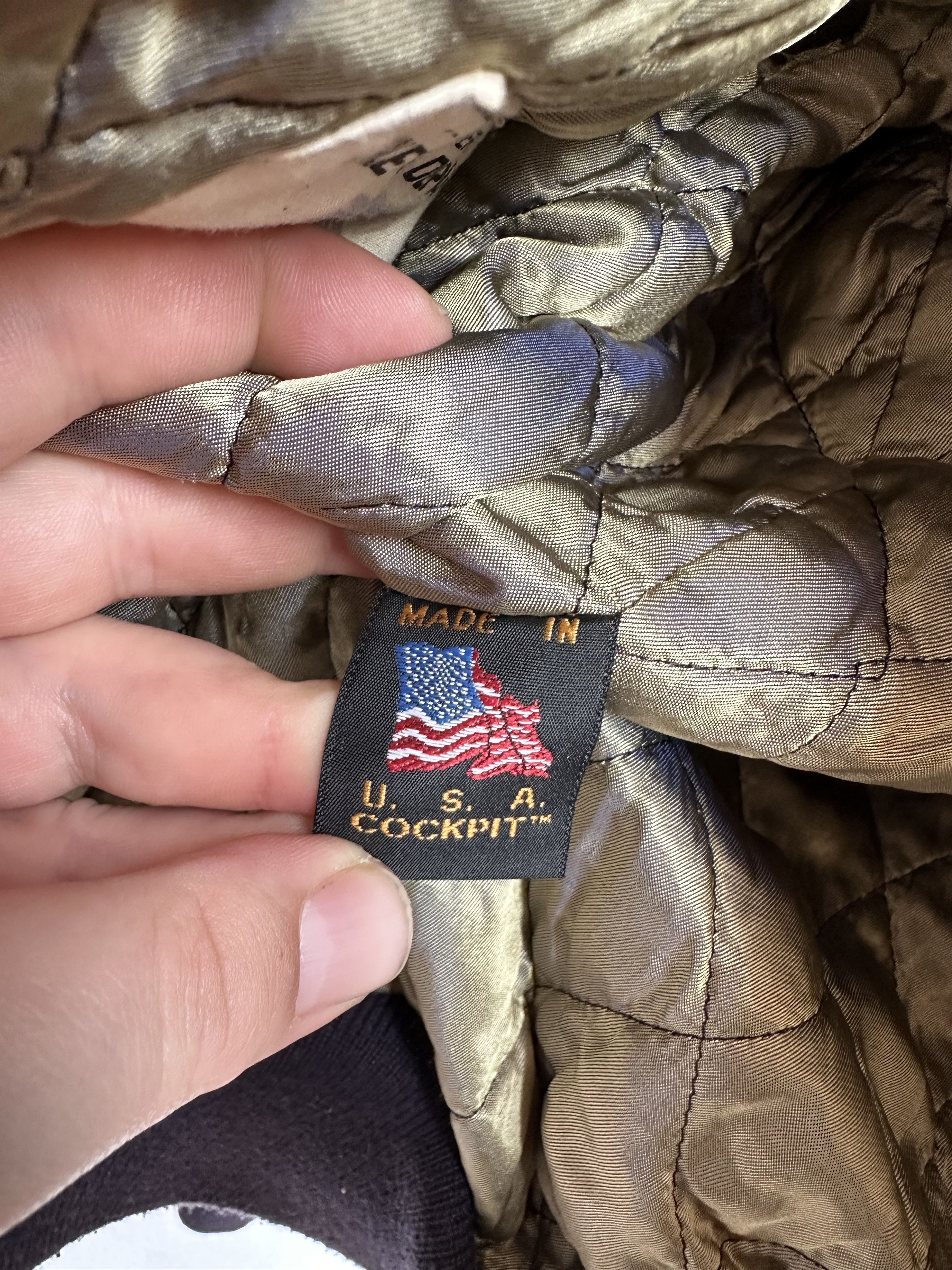 Cockpit USA special edition leather award jacket Size US L / EU 52-54 / 3 - 9 Thumbnail