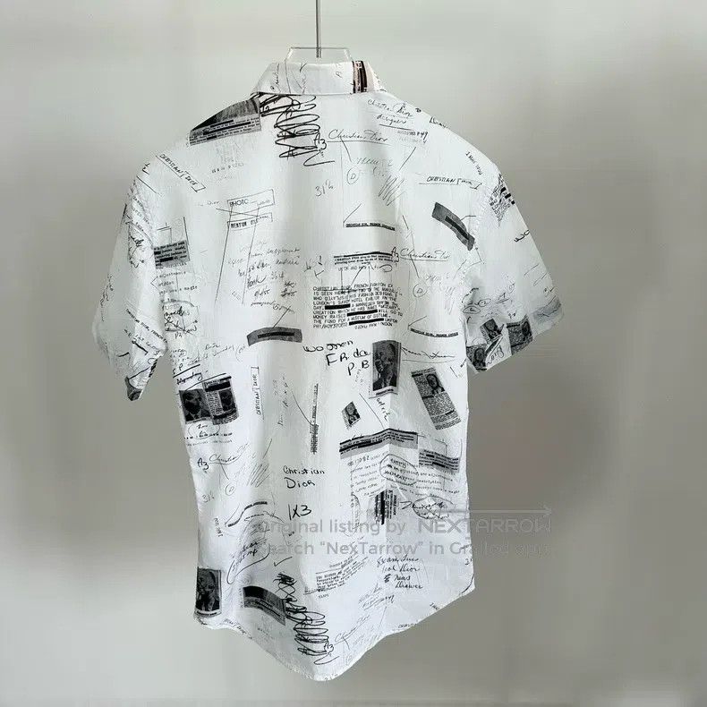 Dior Dior Size 37 Poster graffiti, pattern, embroidery, little b Size US XXS / EU 40 - 3 Thumbnail