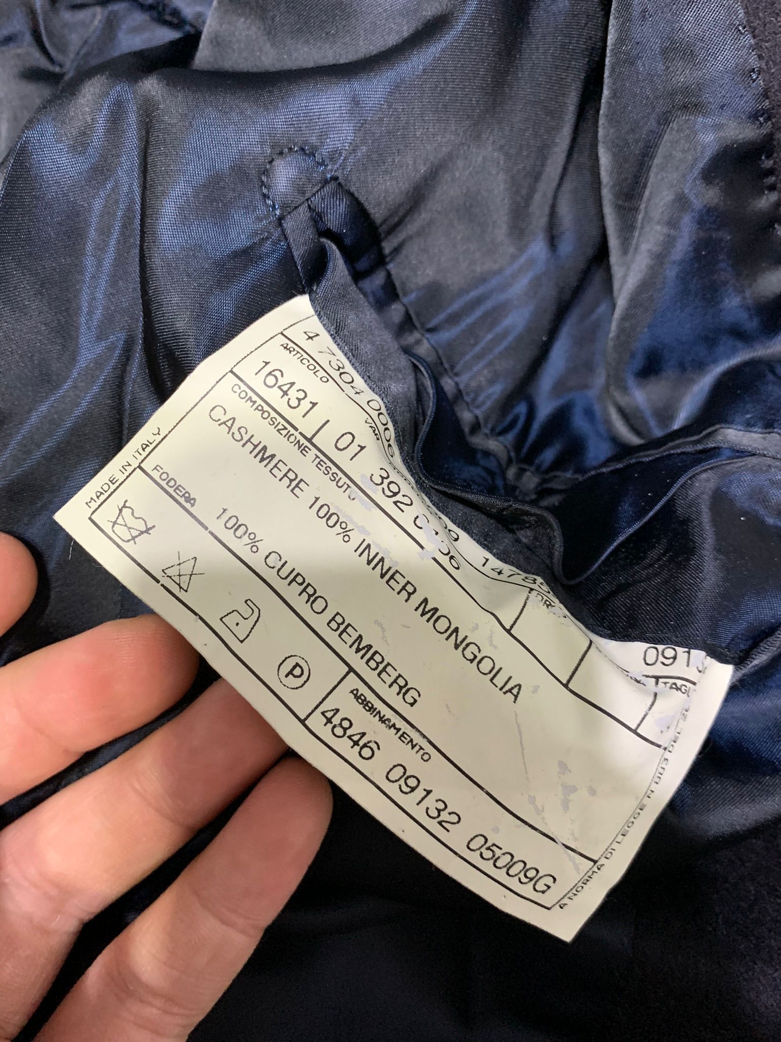 Pal Zileri Pal Zileri 100% Cashmere Coat Ermenegildo Zegna Size 54 (XL) Size US XL / EU 56 / 4 - 8 Thumbnail