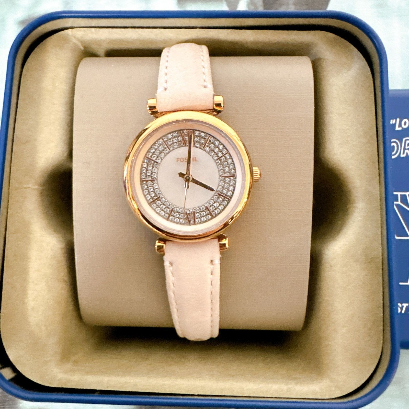 Fossil Fossil ES4839 Carlie Mini Quartz Leather Three-Hand Watch Size ONE SIZE - 2 Thumbnail
