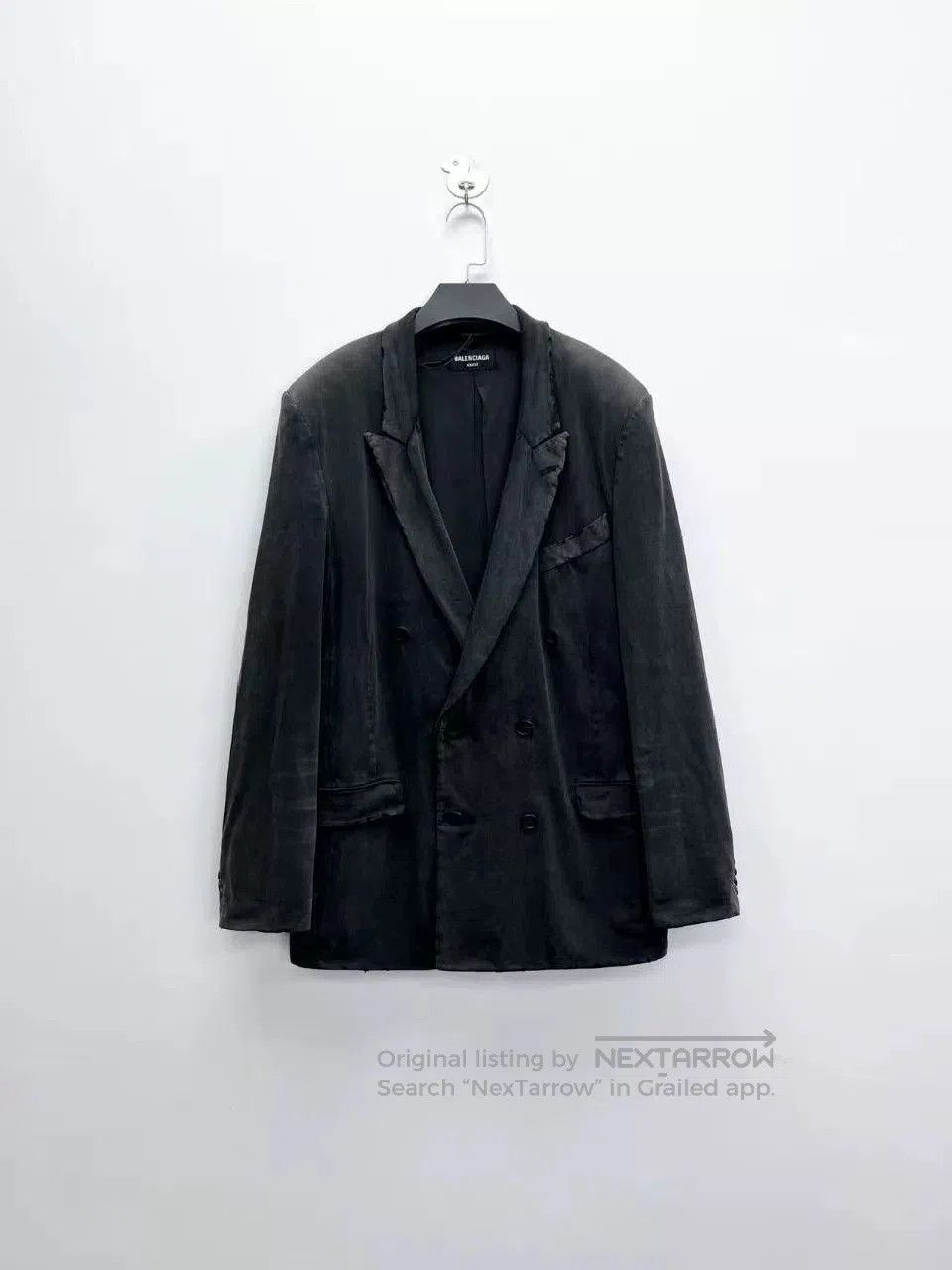 Balenciaga Balenciaga Worn Out Black Blazer Jacket. Size US M / EU 48-50 / 2 - 1 Thumbnail