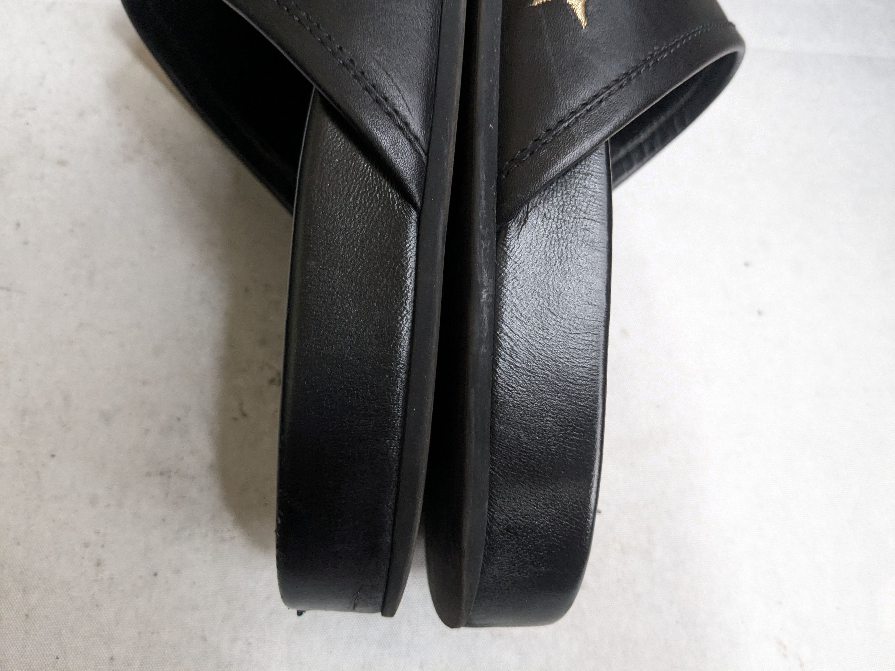 Gucci Gucci Horsebit Loafers Mules Black 9.5 Gold Stars Bees Size US 9.5 / EU 42-43 - 7 Thumbnail