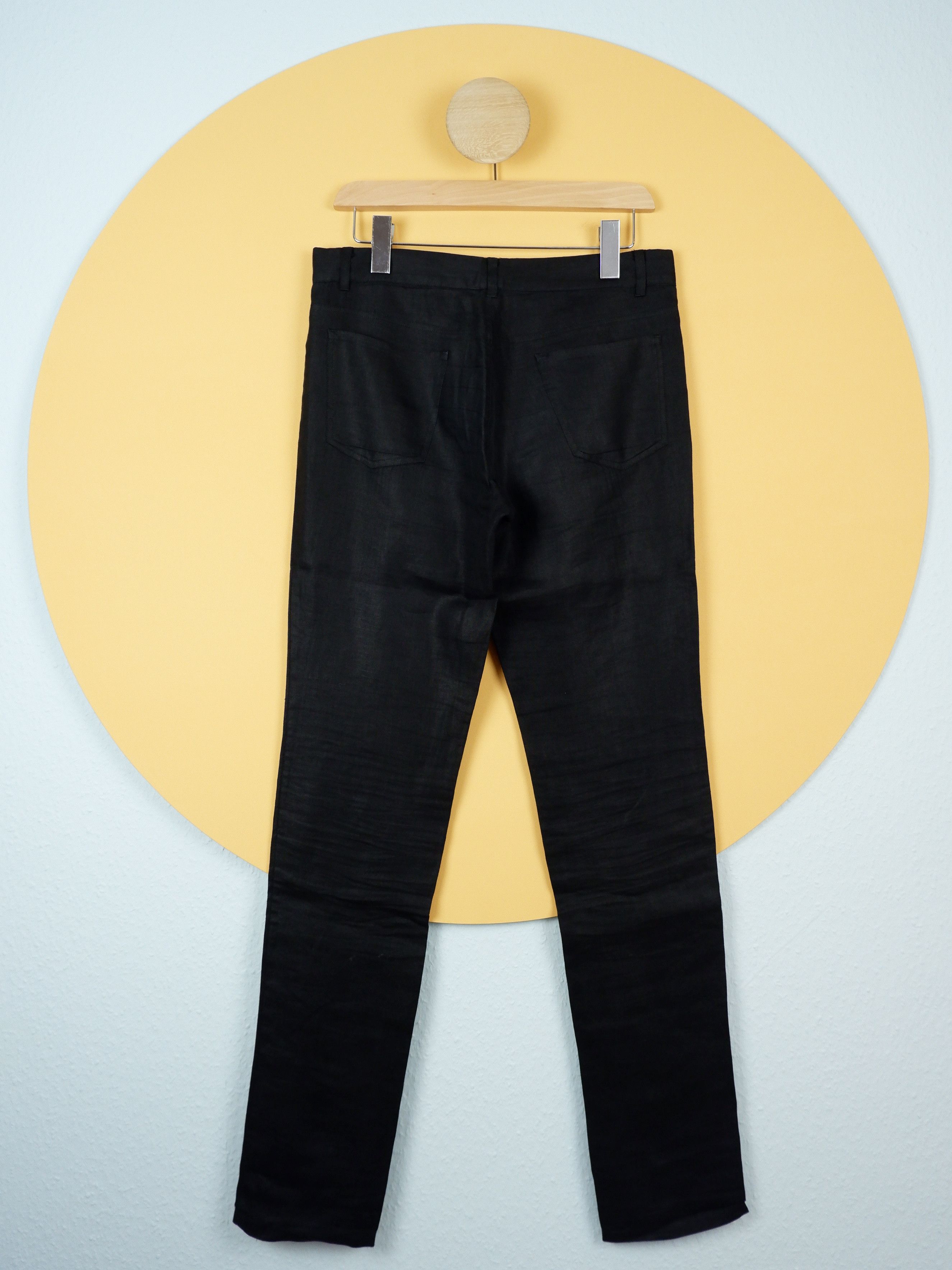 Raf Simons Last drop! Raf Simons narrow fit 5-pocket linen pants Size US 30 / EU 46 - 2 Thumbnail