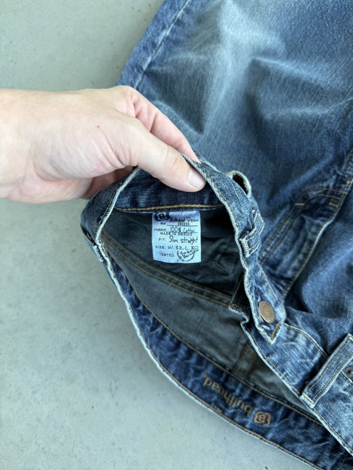 Japanese Brand Vintage Bullhead Japanese Denim Baggy Jeans Size US 32 / EU 48 - 5 Thumbnail