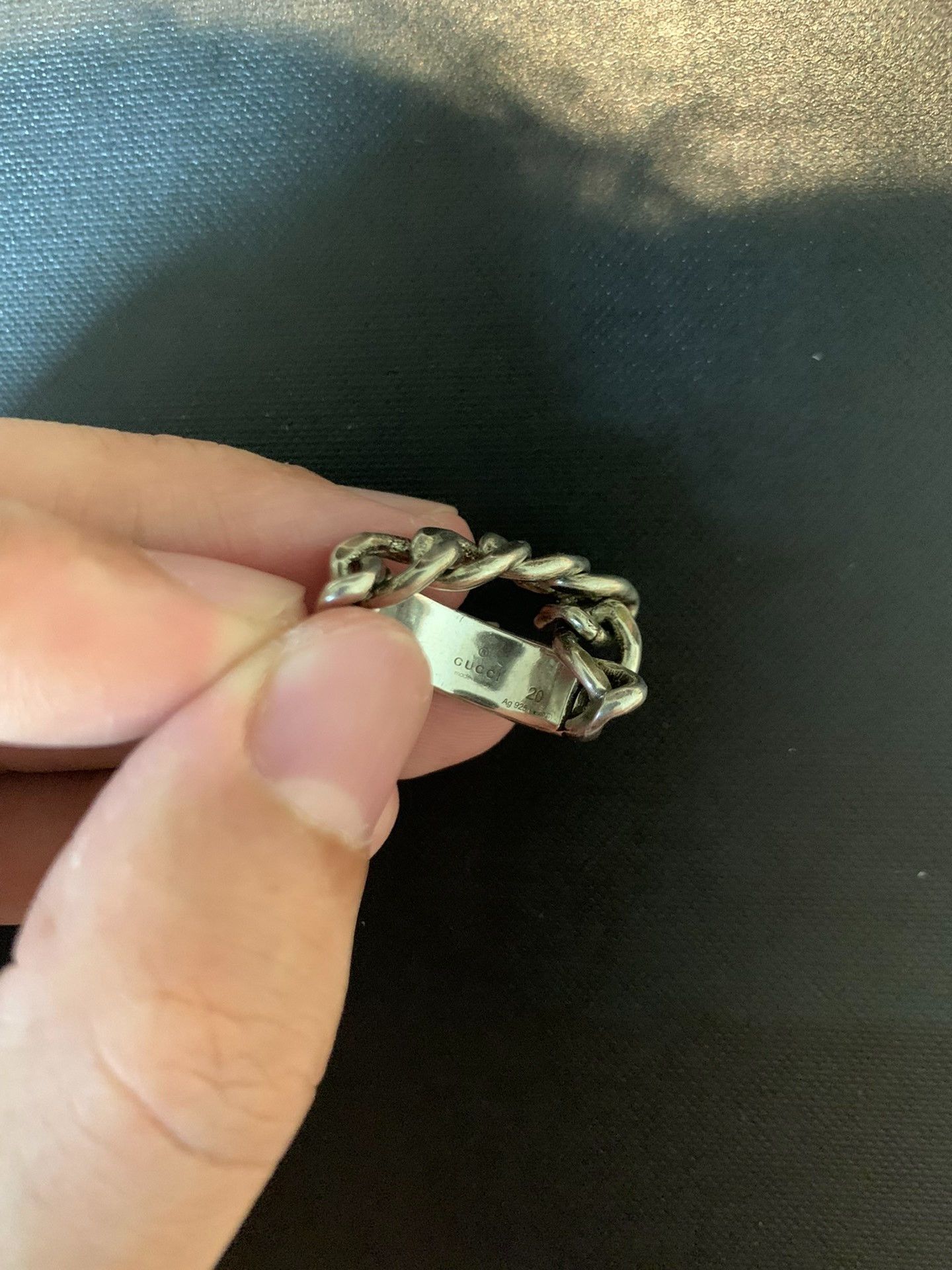 Gucci Gucci Brand New Enamel Chain Ring Size ONE SIZE - 5 Thumbnail