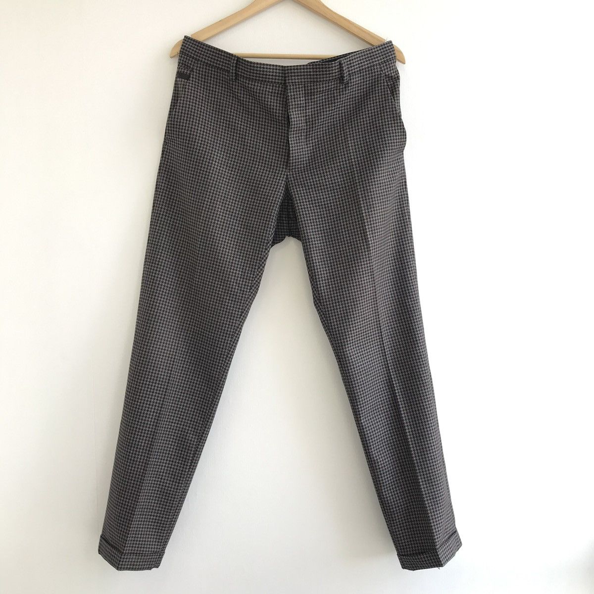 Prada Wool Houndstooth Pants FW13 Size US 31 - 2 Thumbnail