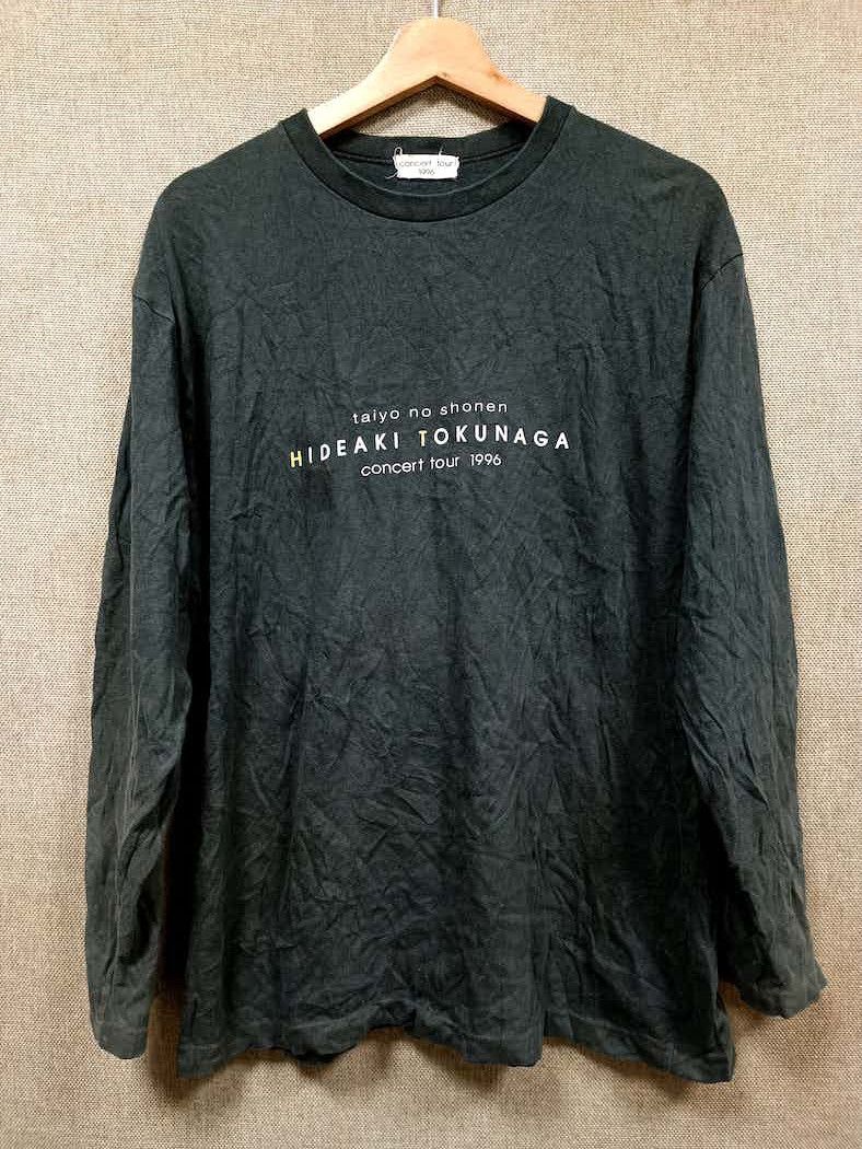 vintage long sleeve Hideaki Tokunaga concert tour 1996