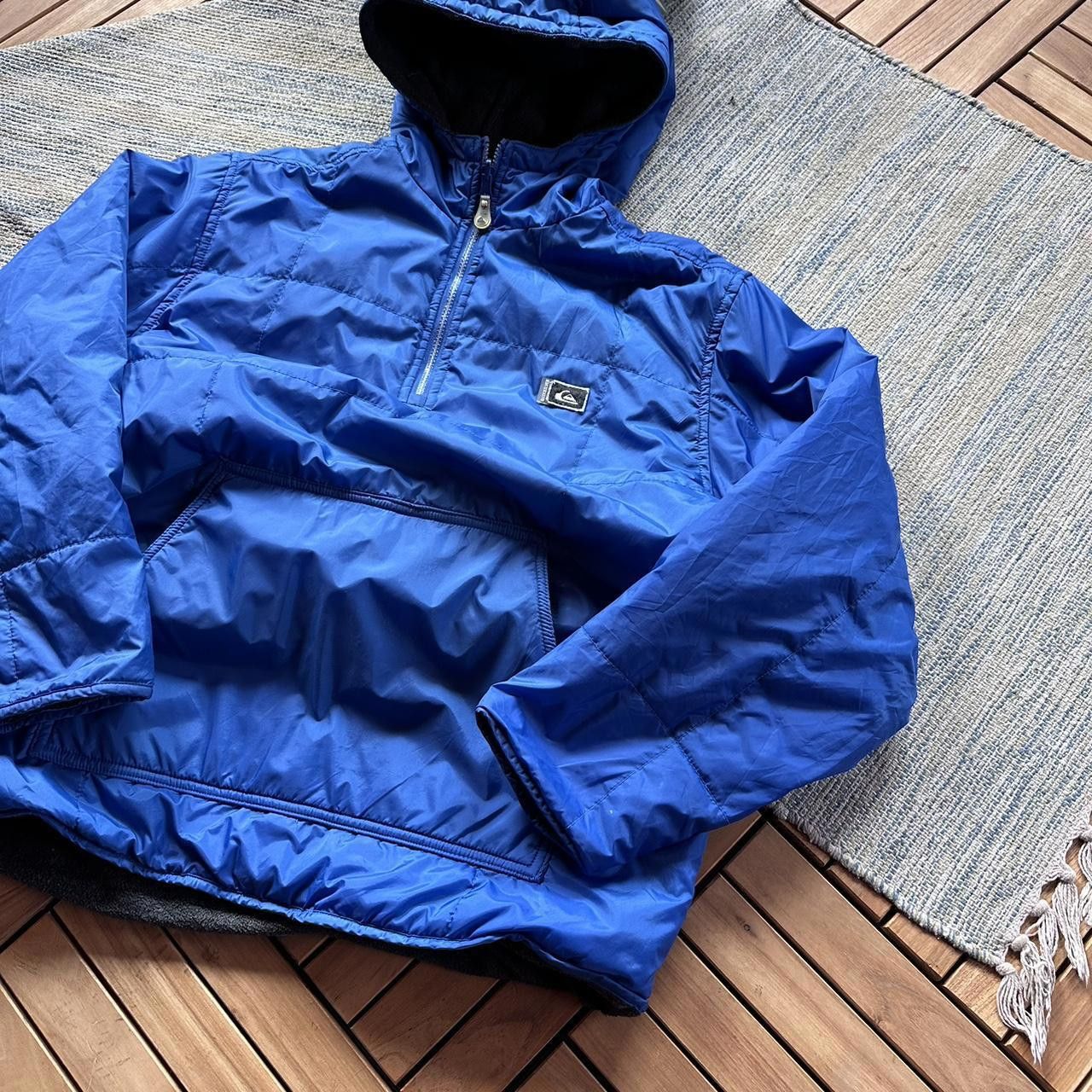 Quiksilver Vintage Y2K Quiksilver Surfwear Fleece Anorak Jacket Size US L / EU 52-54 / 3 - 4 Thumbnail