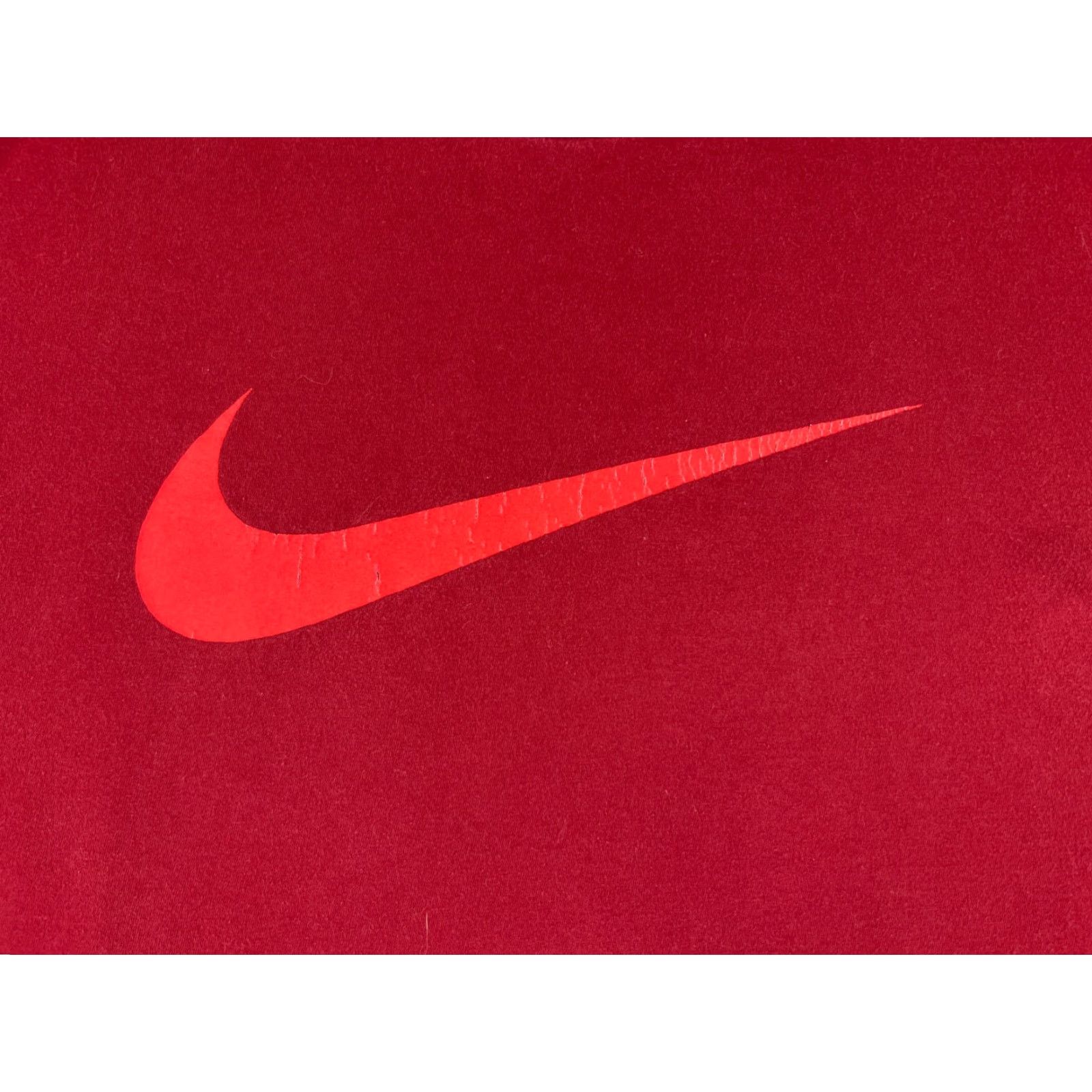 Nike Nike Shirt Mens Medium Red Swoosh Short Sleeve Crew Neck Cotton Blend Athletic - Logo, Outdoor, Sports, Retro - Nike Mens M Red Shirt Size US M / EU 48-50 / 2 - 3 Thumbnail
