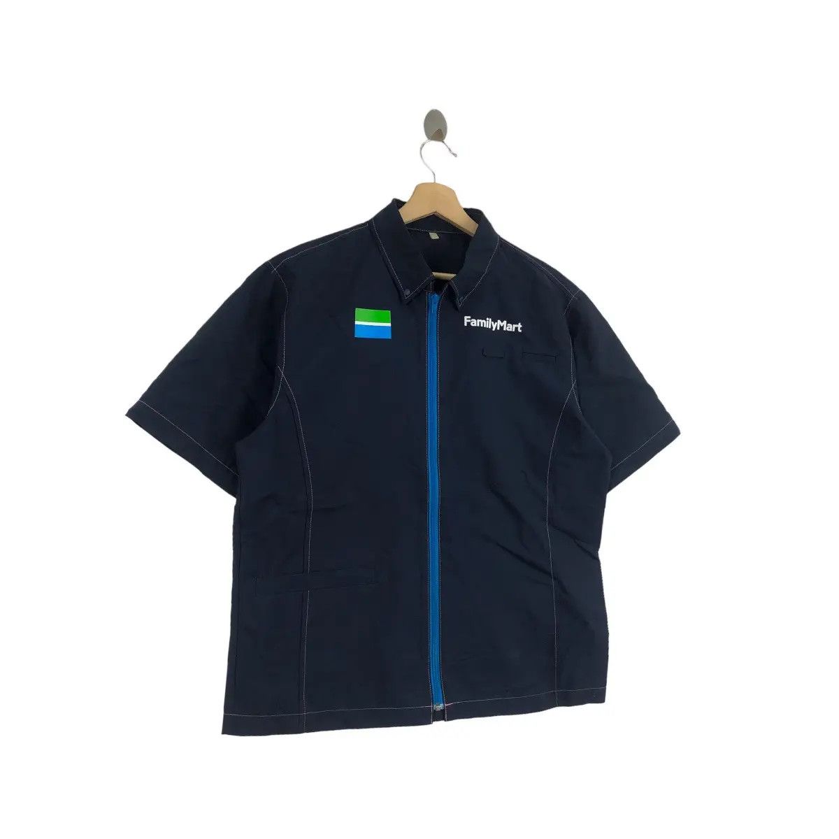 Japanese Brand Vtg FAMILYMART JAPAN Worker Collection Jacket Sweater Shirt Size US L / EU 52-54 / 3 - 3 Thumbnail