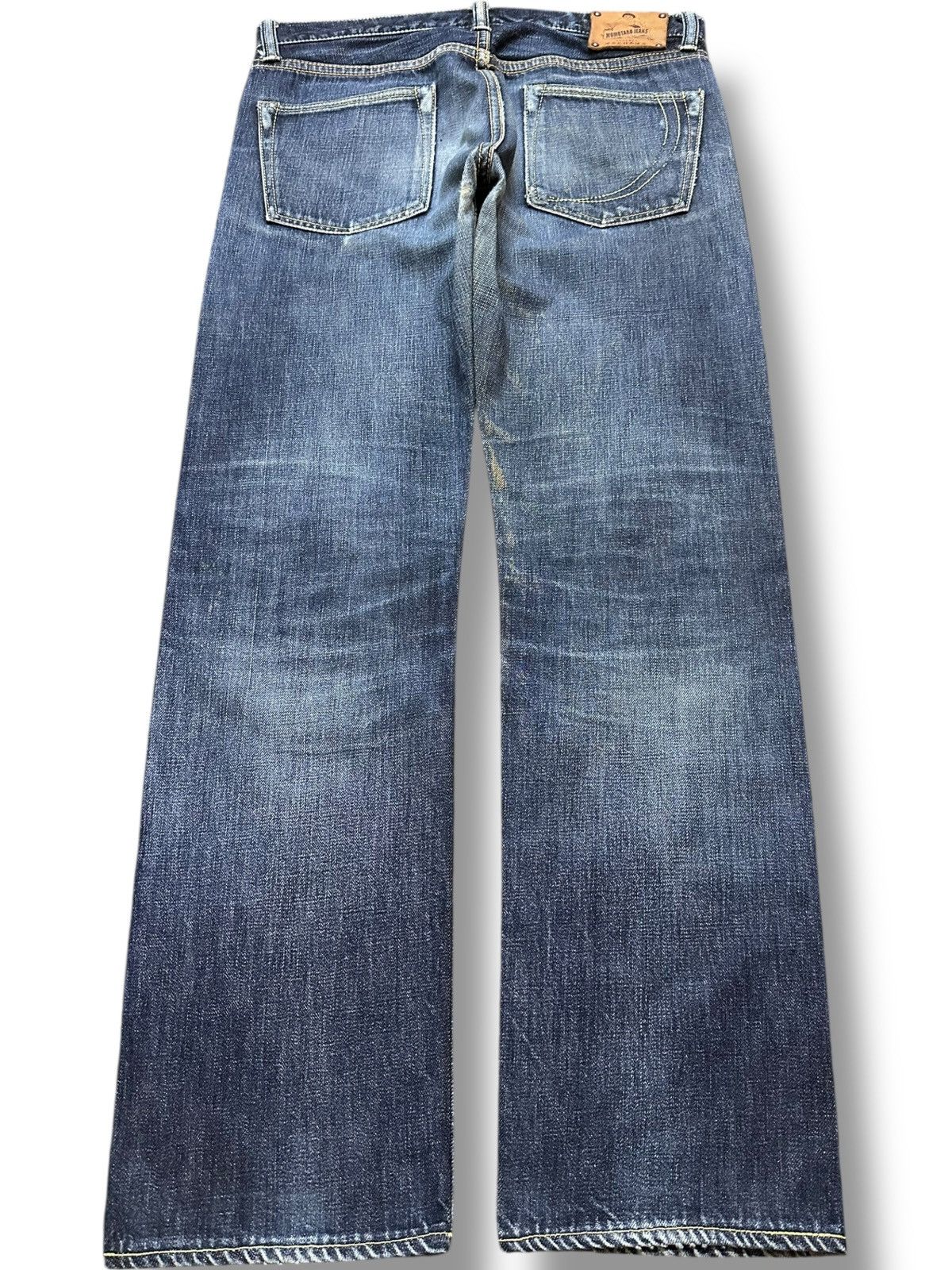 Momotaro Jeans Vintage Momotaro Selvedge Mudwash Distressed Denim Size US 32 / EU 48 - 6 Thumbnail