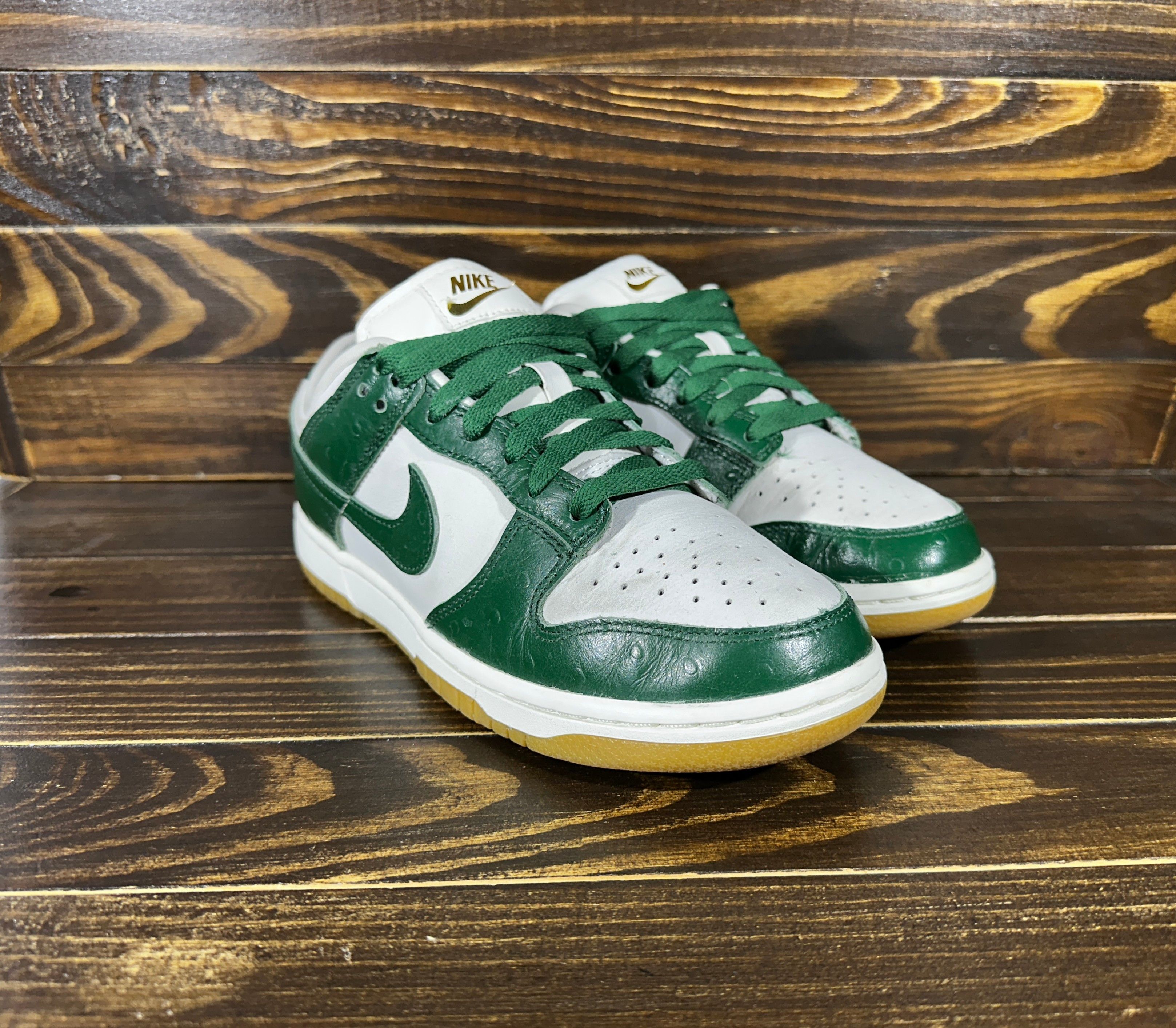 Nike Nike Dunk Low LX 'Gorge Green Ostrich' Women's Sneakers Size US 6.5 / IT 36.5 - 4 Thumbnail